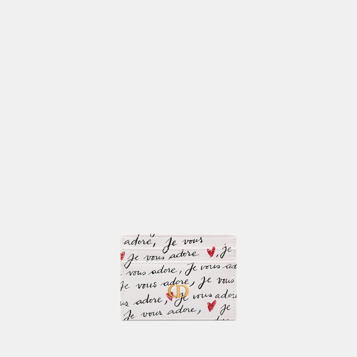 Dior o1bcso1str0226 Size:OS/Freesia Card Holder in White/Black Size ONE SIZE - 1 Thumbnail