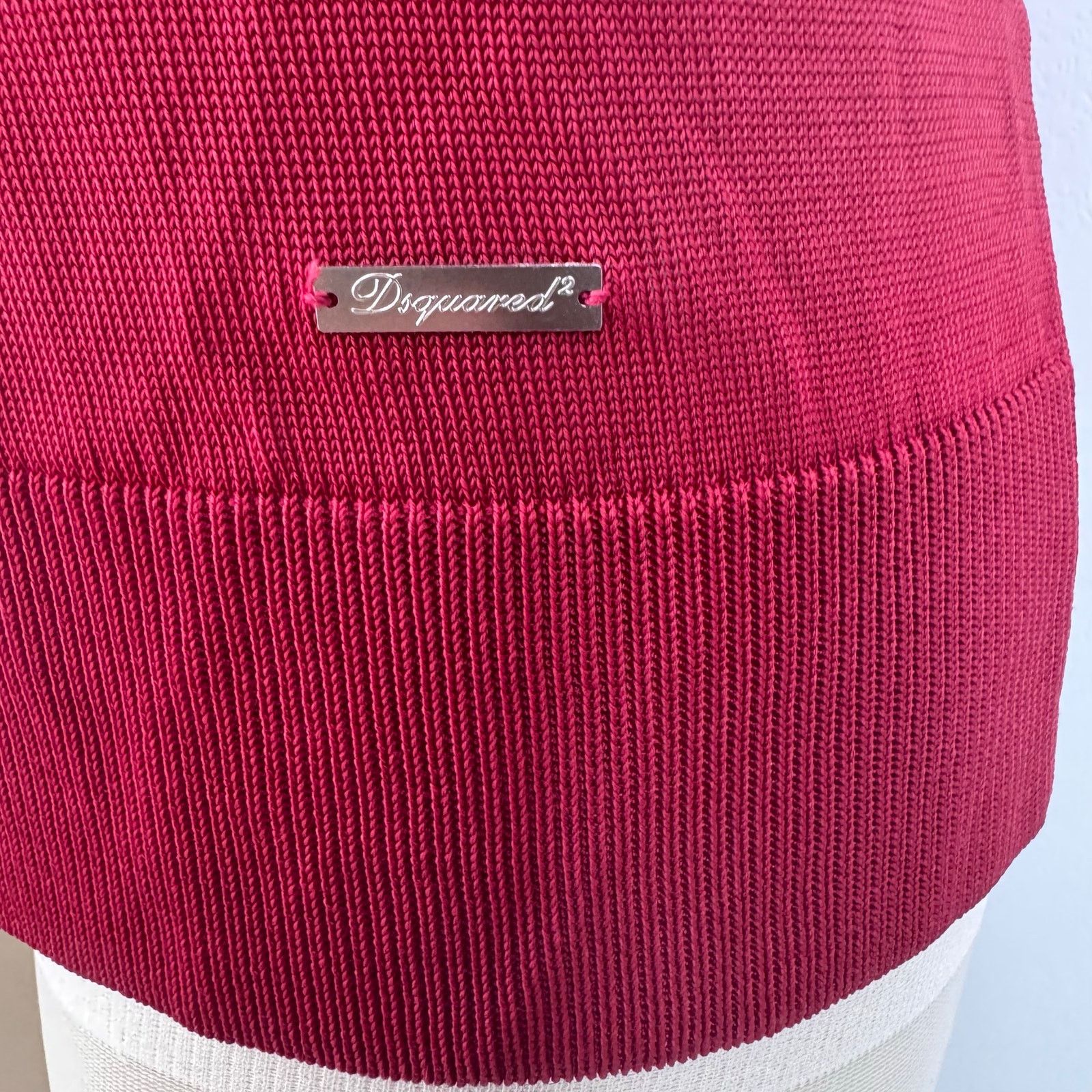 Dsquared2 DSQUARED2 Red Sweater T-Shirt Lightweight Made in Italy Size S / US 4 / IT 40 - 5 Thumbnail