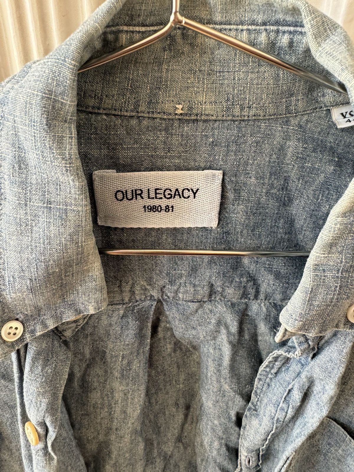 Our Legacy Our Legacy Chambray Denim Shirt Size US S / EU 44-46 / 1 - 2 Thumbnail