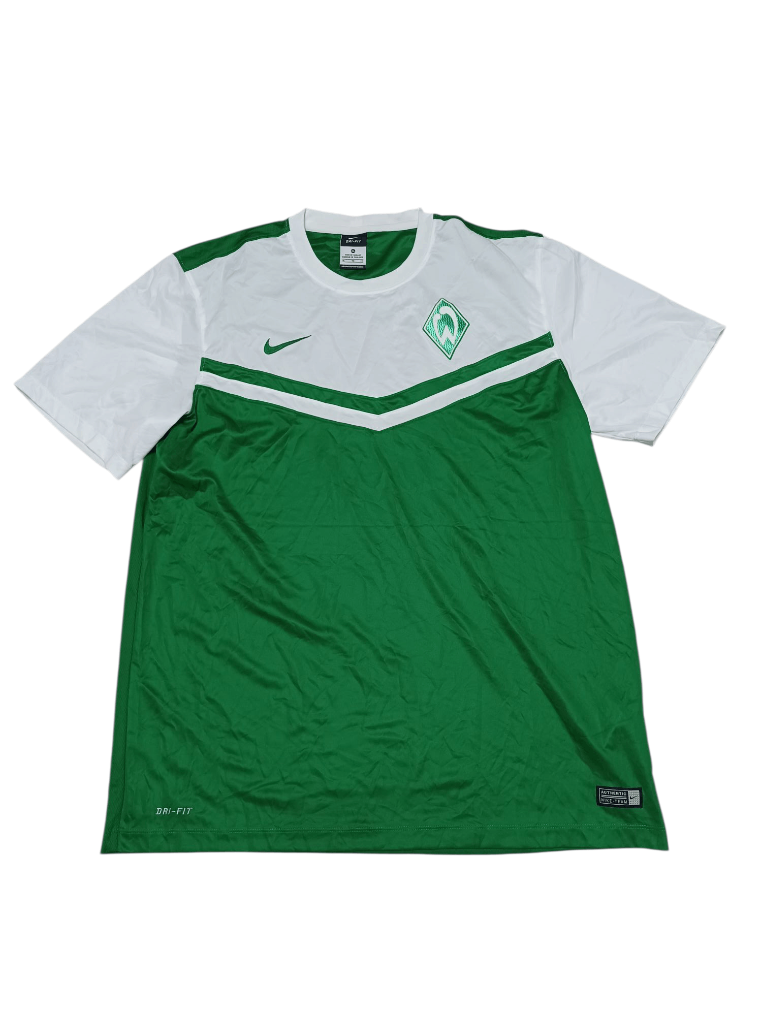 Nike WERDER BREMEN NIKE 2014 VINTAGE SOCCER JERSEY BLOKECORE Size US XL / EU 56 / 4 - 1 Thumbnail