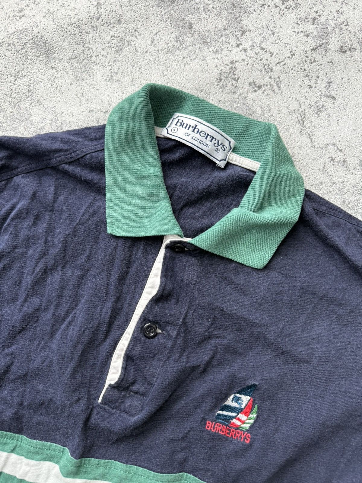 Burberry Vintage Burberrys 90s Polo T-Shirt Size 4 ( s ) Size US S / EU 44-46 / 1 - 5 Thumbnail