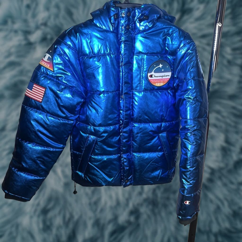 Champion Champion Puffer Jacket XS Blue Men Regular Size New with Tags NASA Size US XS / EU 42 / 0 - 1 Thumbnail