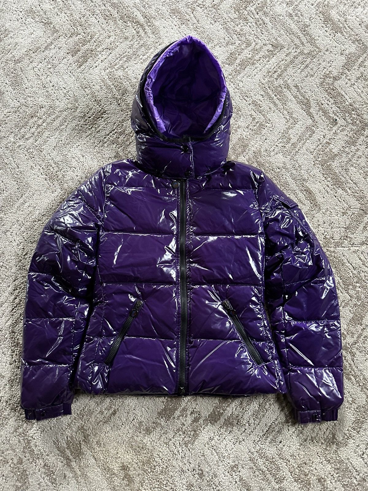 image of Moncler Badia Jacket in Purple, Women's (Size Small)