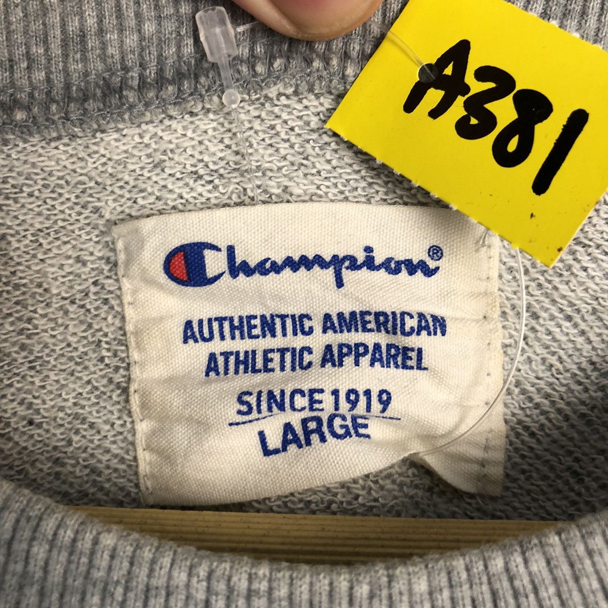 Champion Champion vintage Grey Sweatshirt #A381 Size US L / EU 52-54 / 3 - 12 Thumbnail