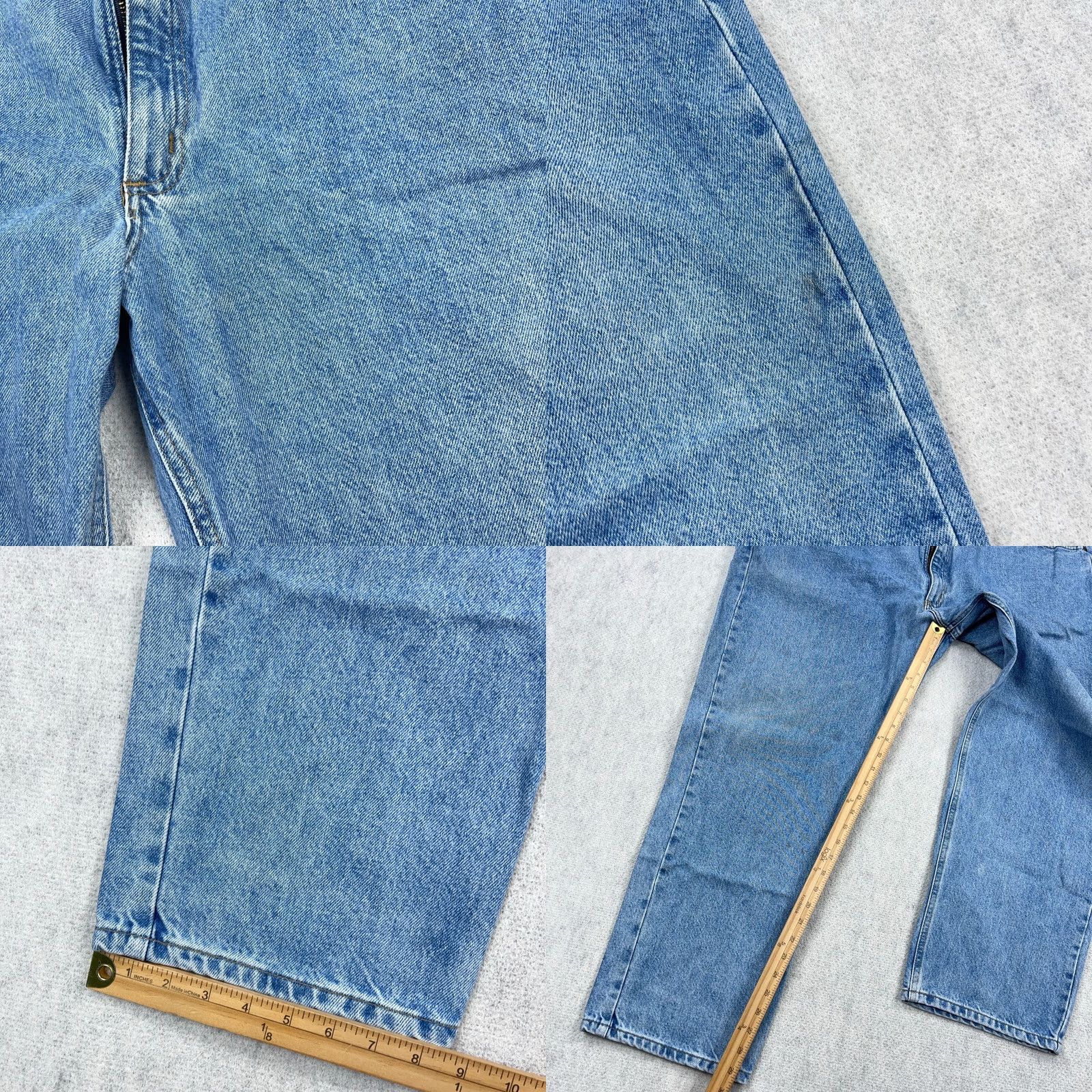 Carhartt Carhartt Jeans Men 46x30 Regular Straight Denim Blue Medium Wash Work Wear B18 STW Size US 30 / EU 46 - 8 Thumbnail