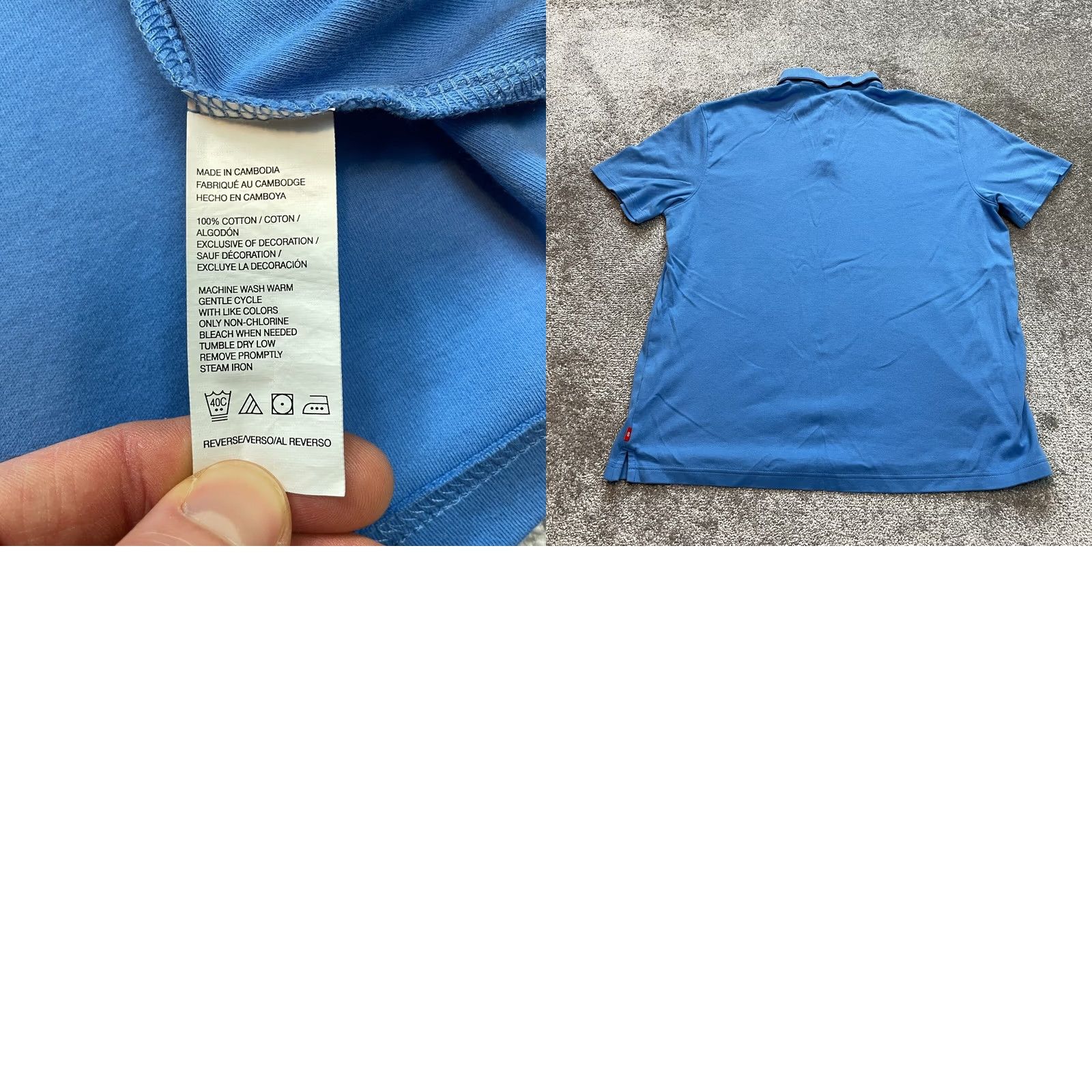 Izod VINTAGE IZOD Polo Shirt Mens XL Light Blue 100% Cotton Collared Golf Preppy Solid Short Sleeve Mens Size US XL / EU 56 / 4 - 8 Thumbnail