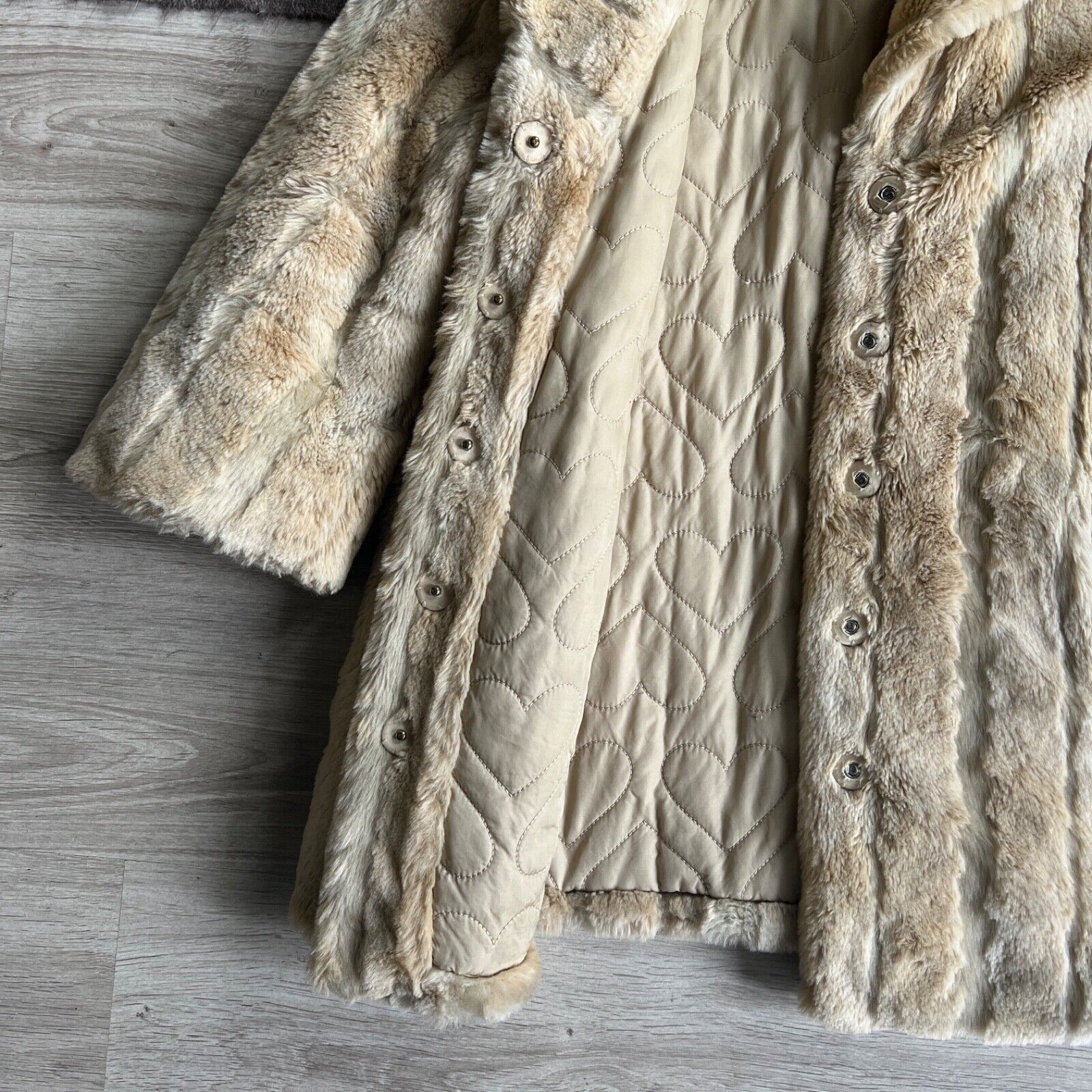 Juicy Couture Juicy Couture y2k Faux Fur Modacrylic 3/4 Sleeve Coat 8707AC Size M / US 6-8 / IT 42-44 - 6 Thumbnail