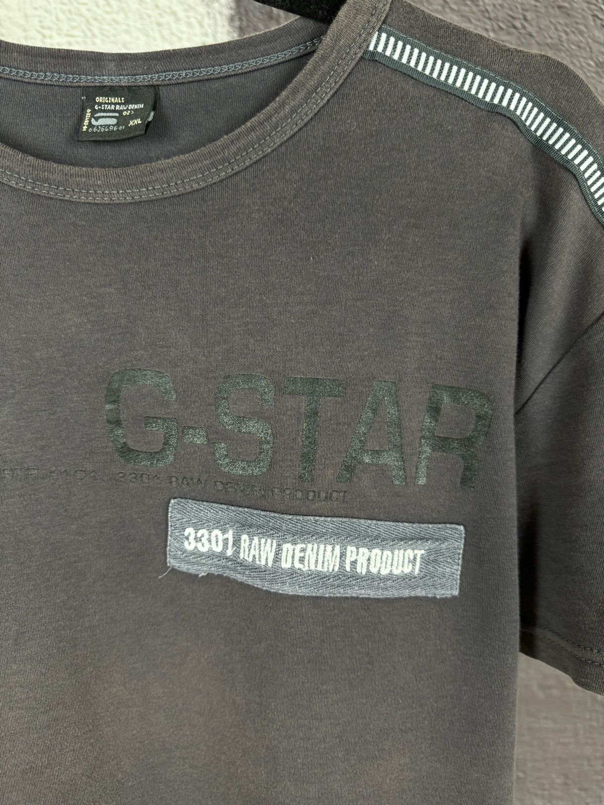 G-Star × Vintage G-Star Raw vintage 90s y2k faded tee shirt Size US L / EU 52-54 / 3 - 6 Thumbnail