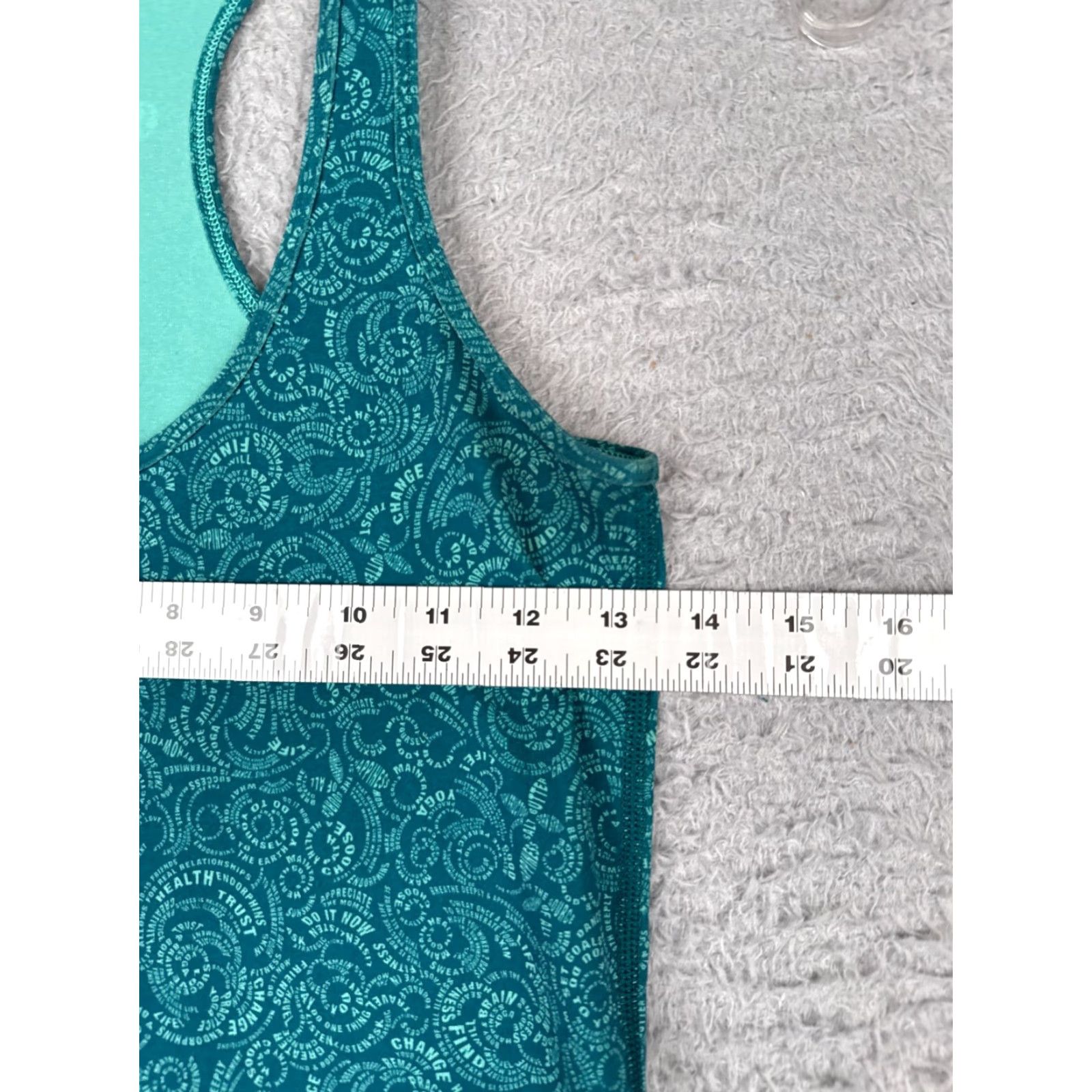 Lululemon Lululemon Shirt Women 6 Blue Cool Racerback Light Luon Fabric Stretch Tank Sleeveless Size M / US 6-8 / IT 42-44 - 7 Thumbnail