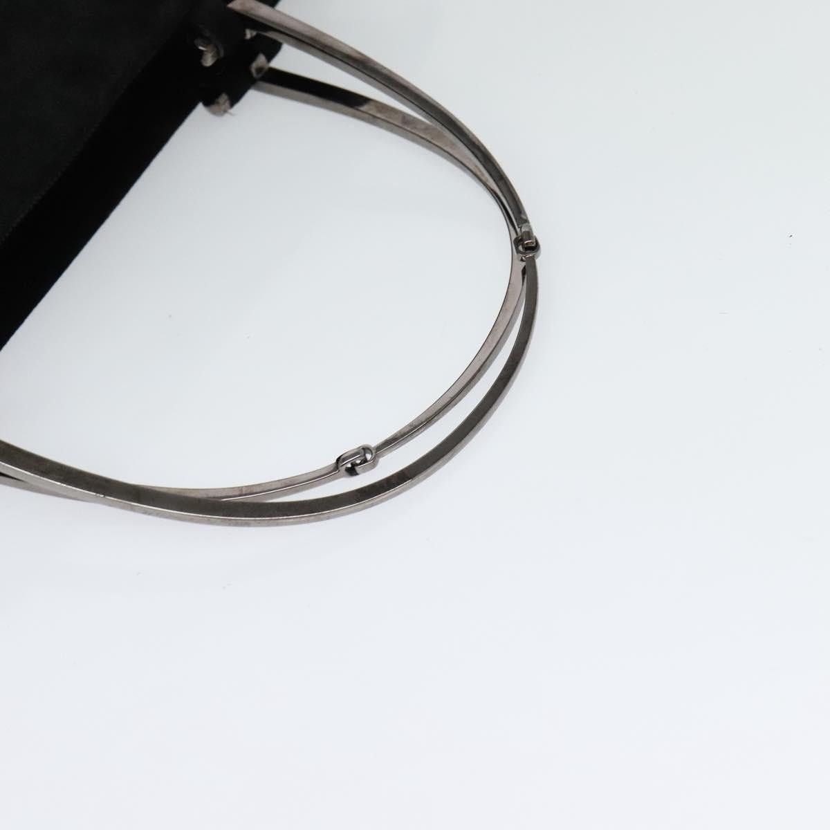Gucci GUCCI Hand Bag Suede Black Silver 002 002 Size ONE SIZE - 7 Thumbnail
