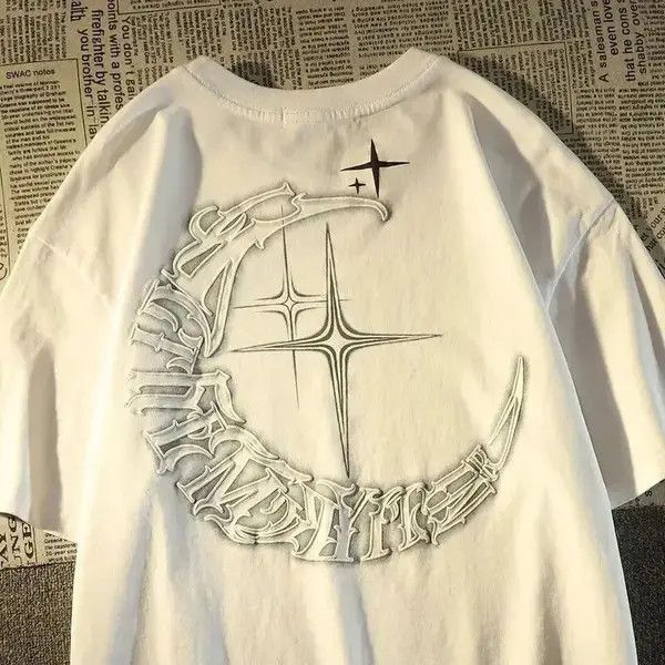 Japanese Brand Sleeve T-shirt for Men and Women Oversize Summer Loose Size US M / EU 48-50 / 2 - 4 Thumbnail