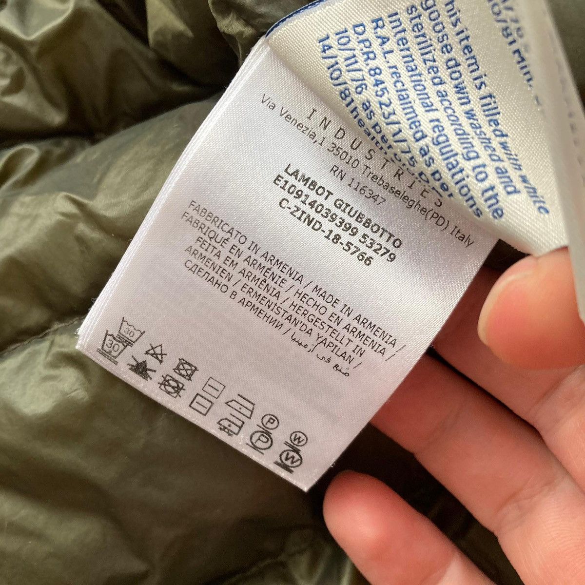 Moncler Moncler LAMBOT jacket green bomber size 0 Size US S / EU 44-46 / 1 - 12 Thumbnail