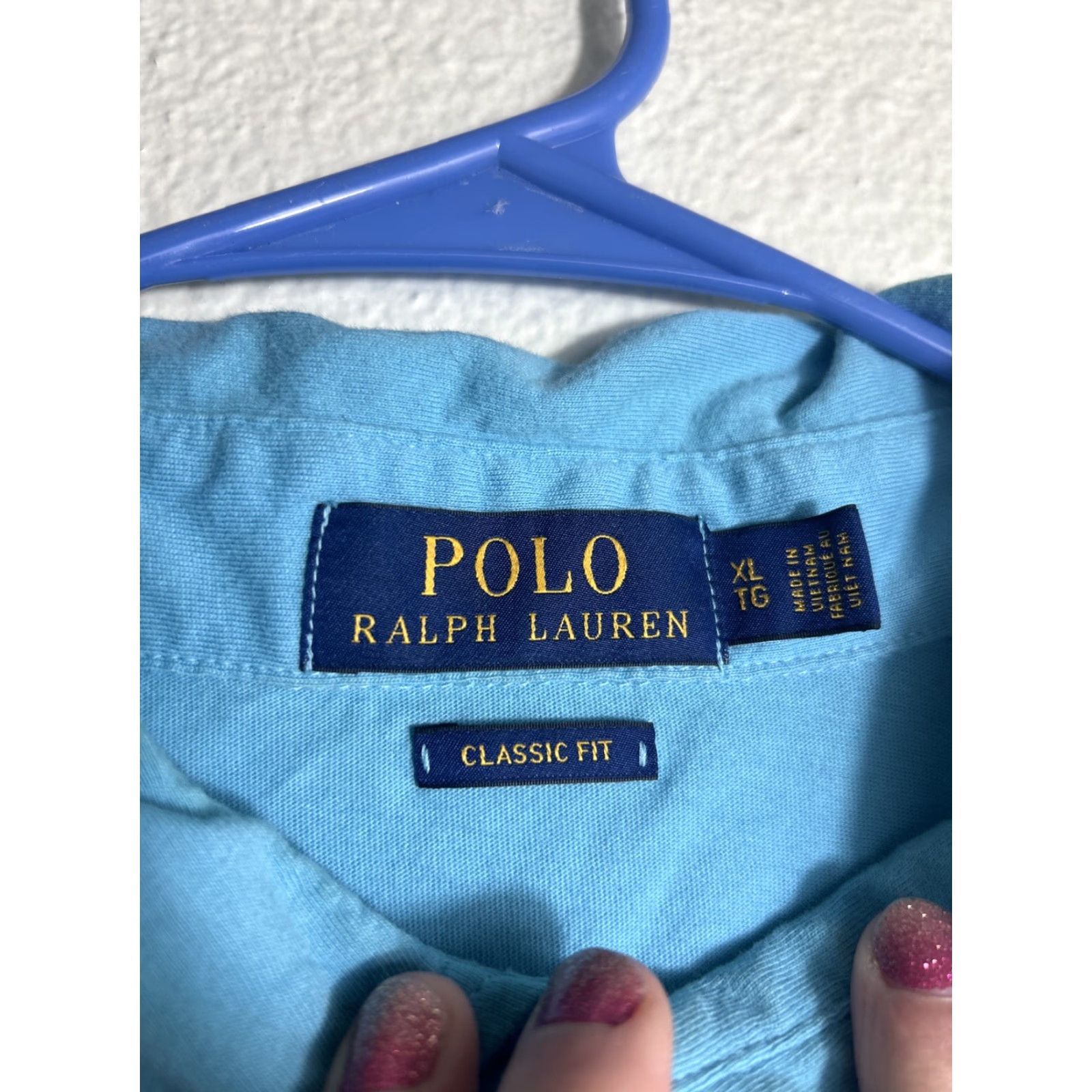 Ralph Lauren Ralph Lauren Polo Shirt Mens XL Classic Fit Short Sleeve Blue Knit Cotton Logo Preppy Designer Golf Walking 27” Chest 33” Length Size US XL / EU 56 / 4 - 4 Thumbnail