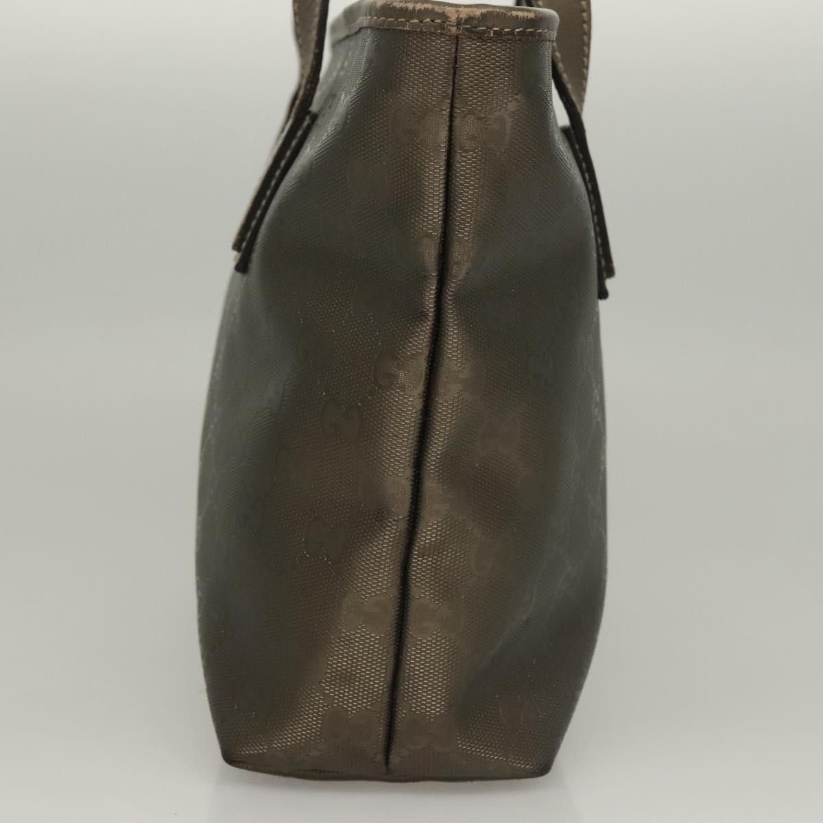 Gucci GUCCI GG Implementation Tote Bag Pvc Khaki Silver Size ONE SIZE - 5 Thumbnail