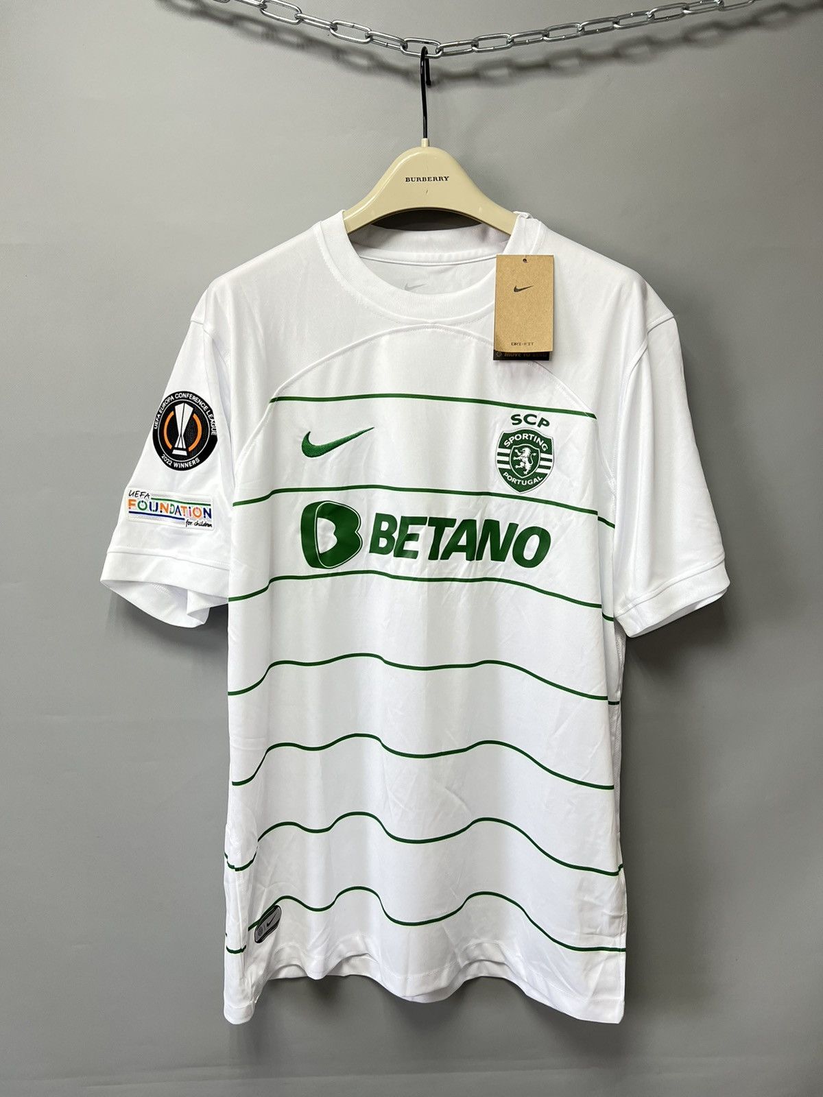 Nike Sporting CP Lisboa 2022 Betano Nike shirt jersey away NEW Size US XXL / EU 58 / 5 - 1 Thumbnail