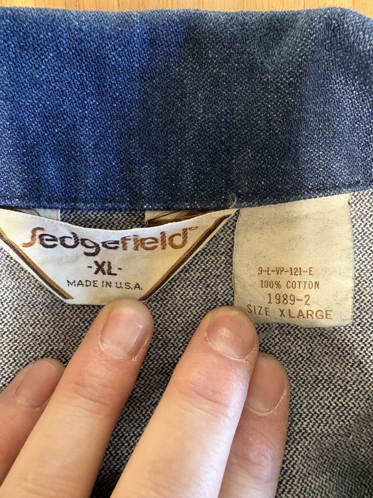 Other Vintage Sedgefield Denim Pearl Snap Size US XL / EU 56 / 4 - 3 Thumbnail