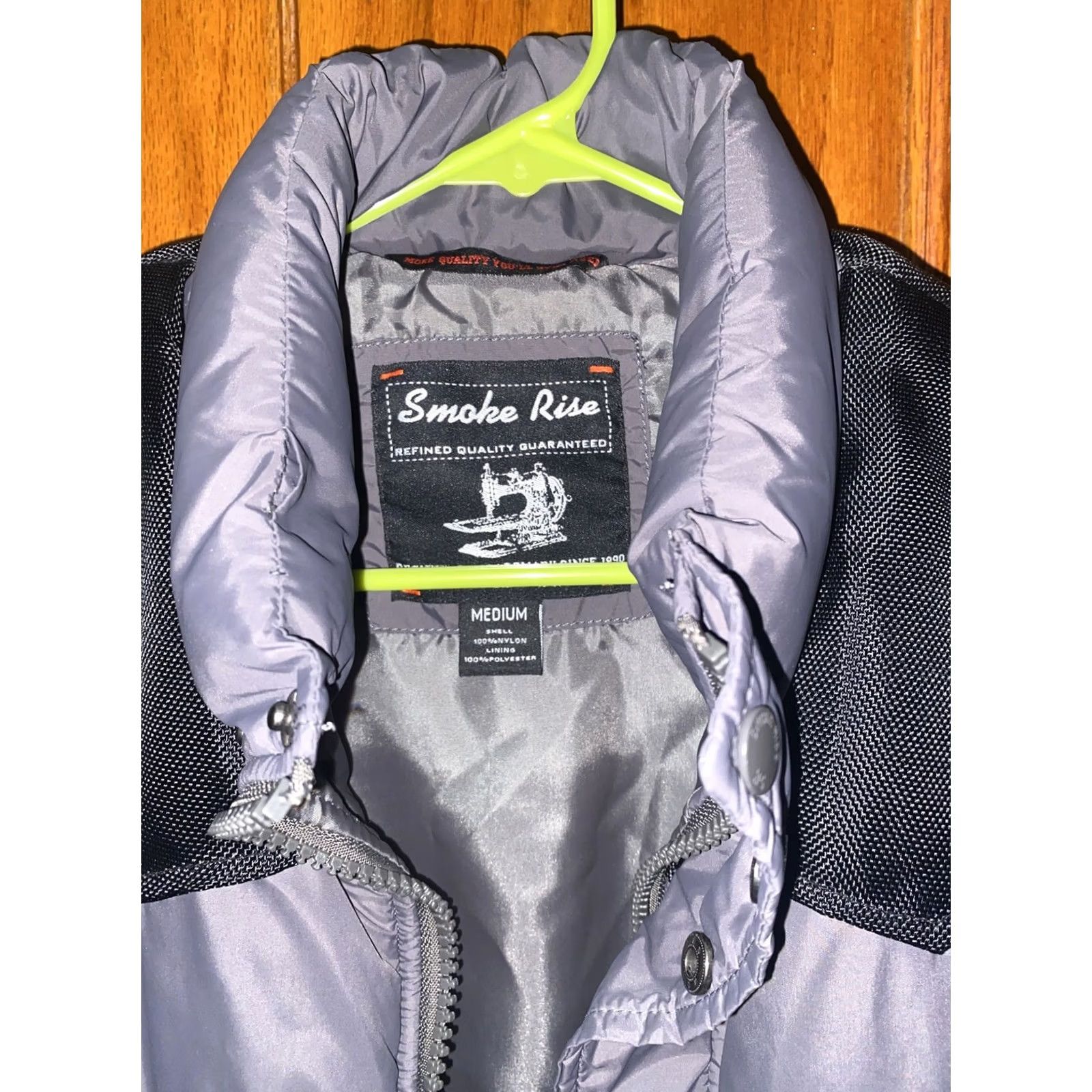 Vintage VINTAGE Gray Medium Grays Smoke rise vest Puffer Jacket Nylon Men M Classic Look Vest Mens Size US M / EU 48-50 / 2 - 2 Thumbnail