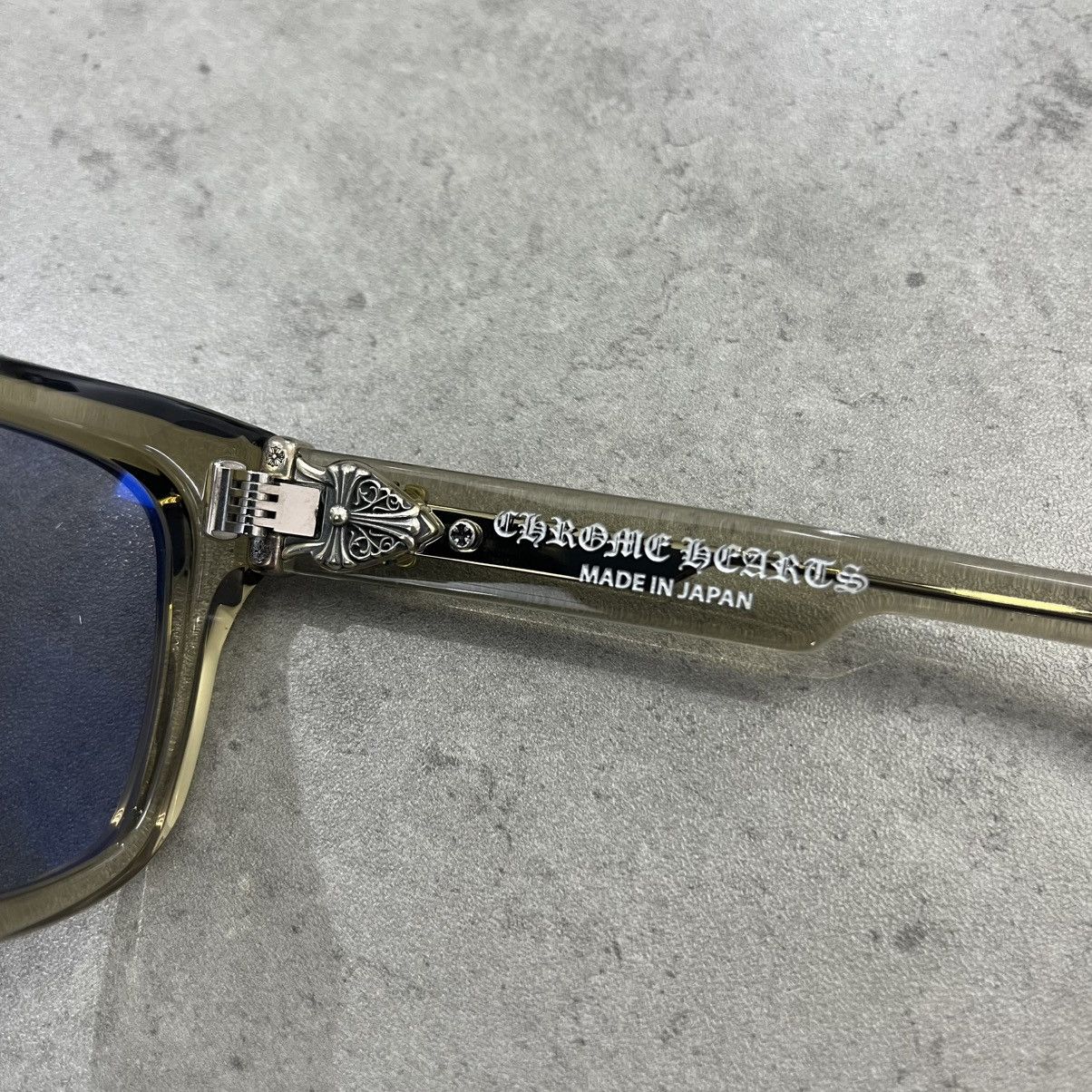 Chrome Hearts Chrome Hearts BOX-OFFICER Olive Green Sunglasses Size ONE SIZE - 5 Thumbnail