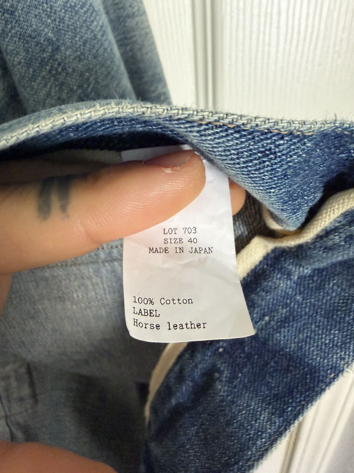 Taiga Takahashi Taiga Takahashi Lot 703 Type 1 Denim Jacket, Size 40 Size US M / EU 48-50 / 2 - 5 Thumbnail