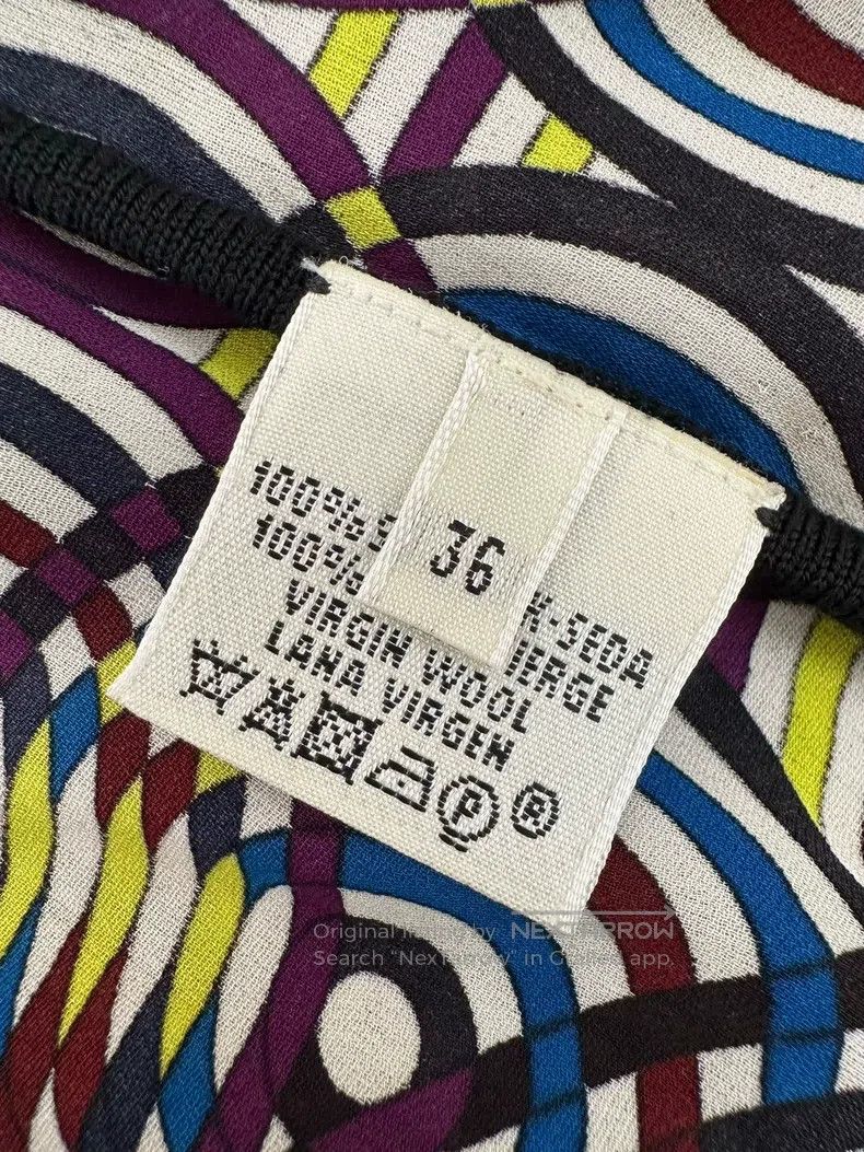 Hermes Hermes Silk Printed Long Sleeve Top, Colorful Size XS / US 0-2 / IT 36-38 - 9 Thumbnail