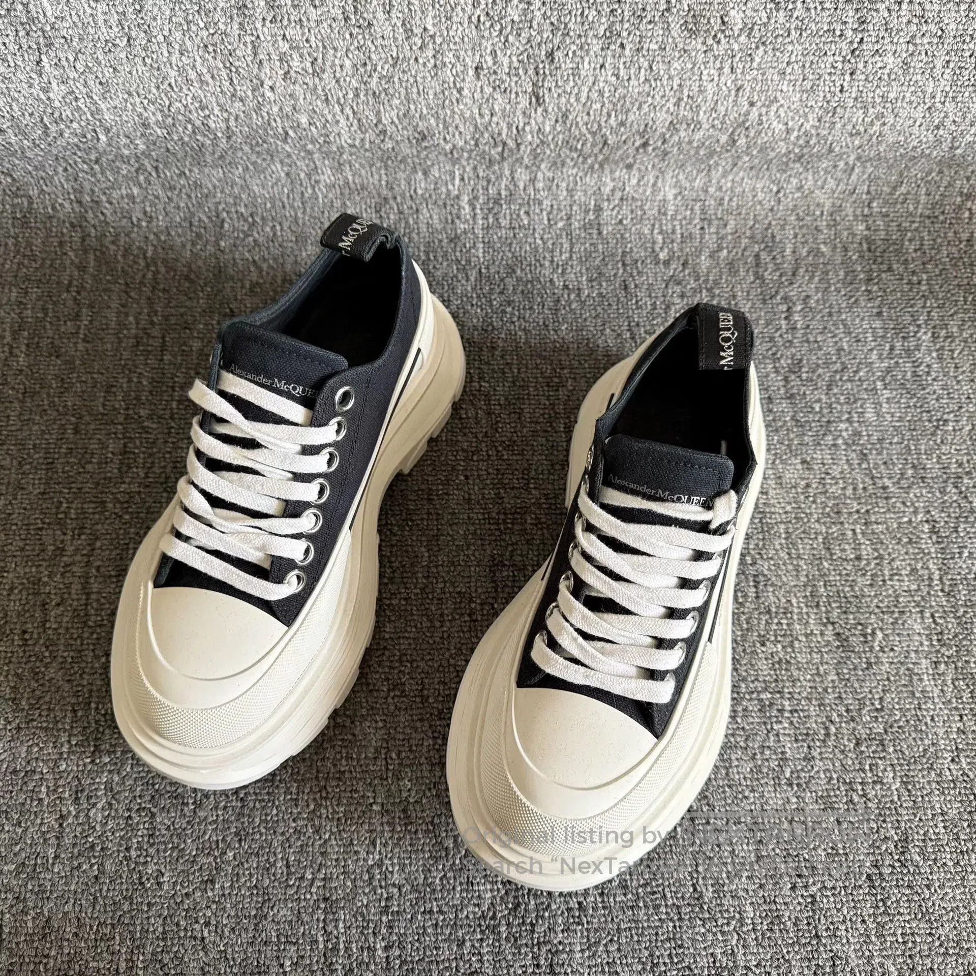 Alexander McQueen Alexander McQueen Platform Canvas Shoes 35. Size US 4 / IT 34 - 2 Thumbnail