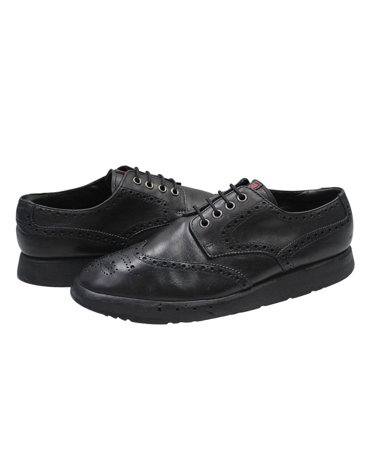 Prada 2000S PRADA PLATFORM LUG SOLE BROGUES Size US 7 / EU 40 - 6 Thumbnail