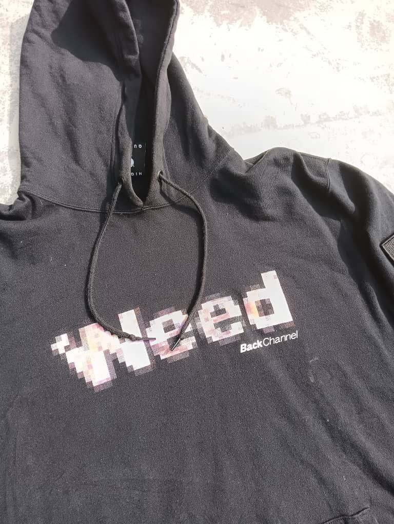 Japanese Brand Weed back channel with Velcro patches hoodie Size US M / EU 48-50 / 2 - 2 Thumbnail