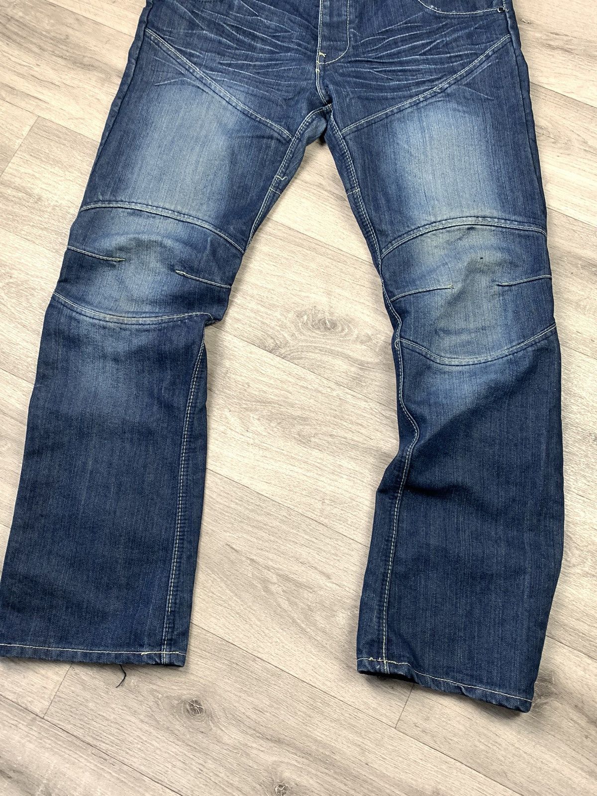 Kangol Vintage Kangol Denim Jeans Double Knee Flared Pants Size 36 Size US 36 / EU 52 - 4 Thumbnail