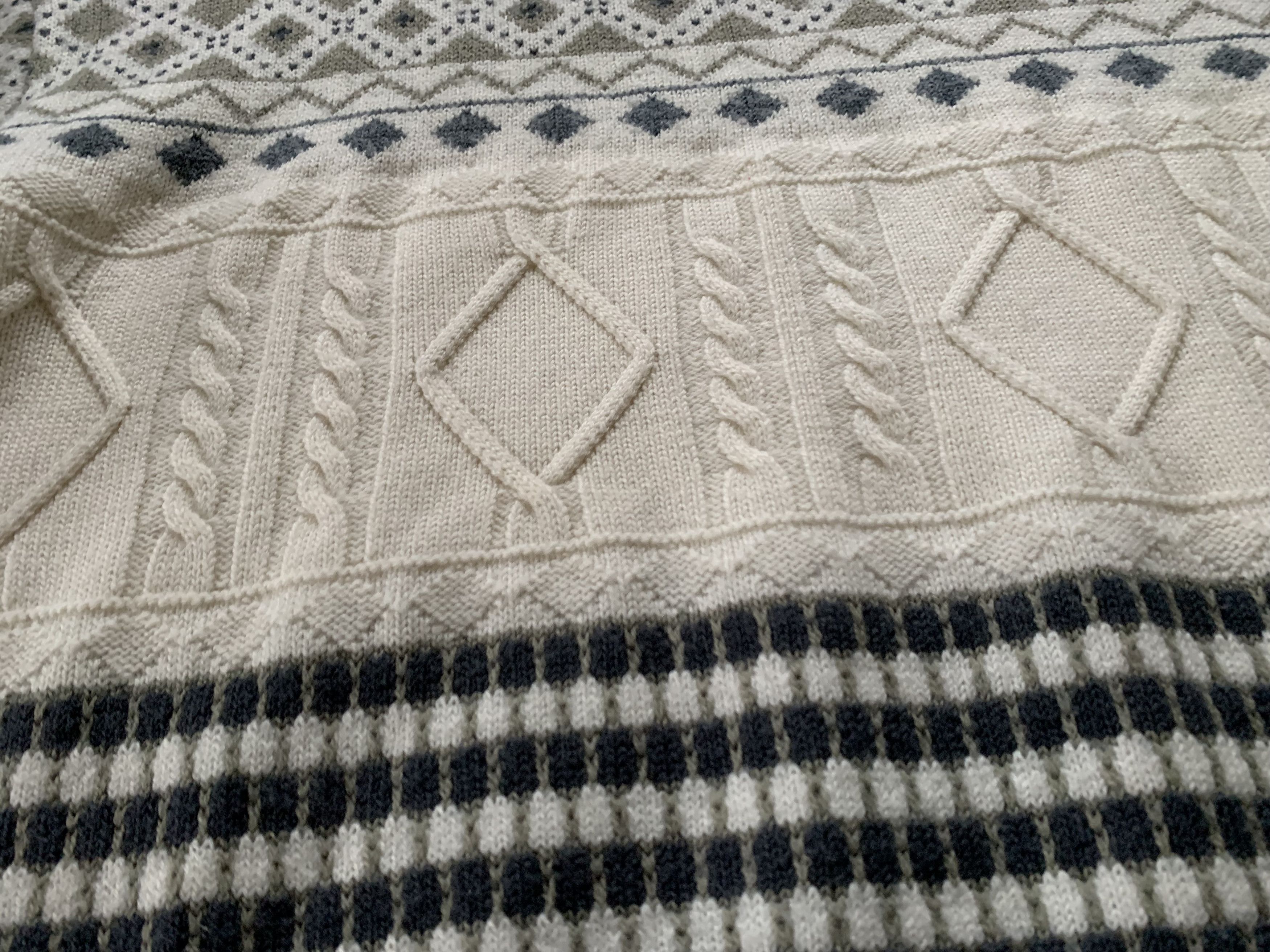 Vintage Vintage Italian Knit Wool Sweater Size US L / EU 52-54 / 3 - 5 Thumbnail