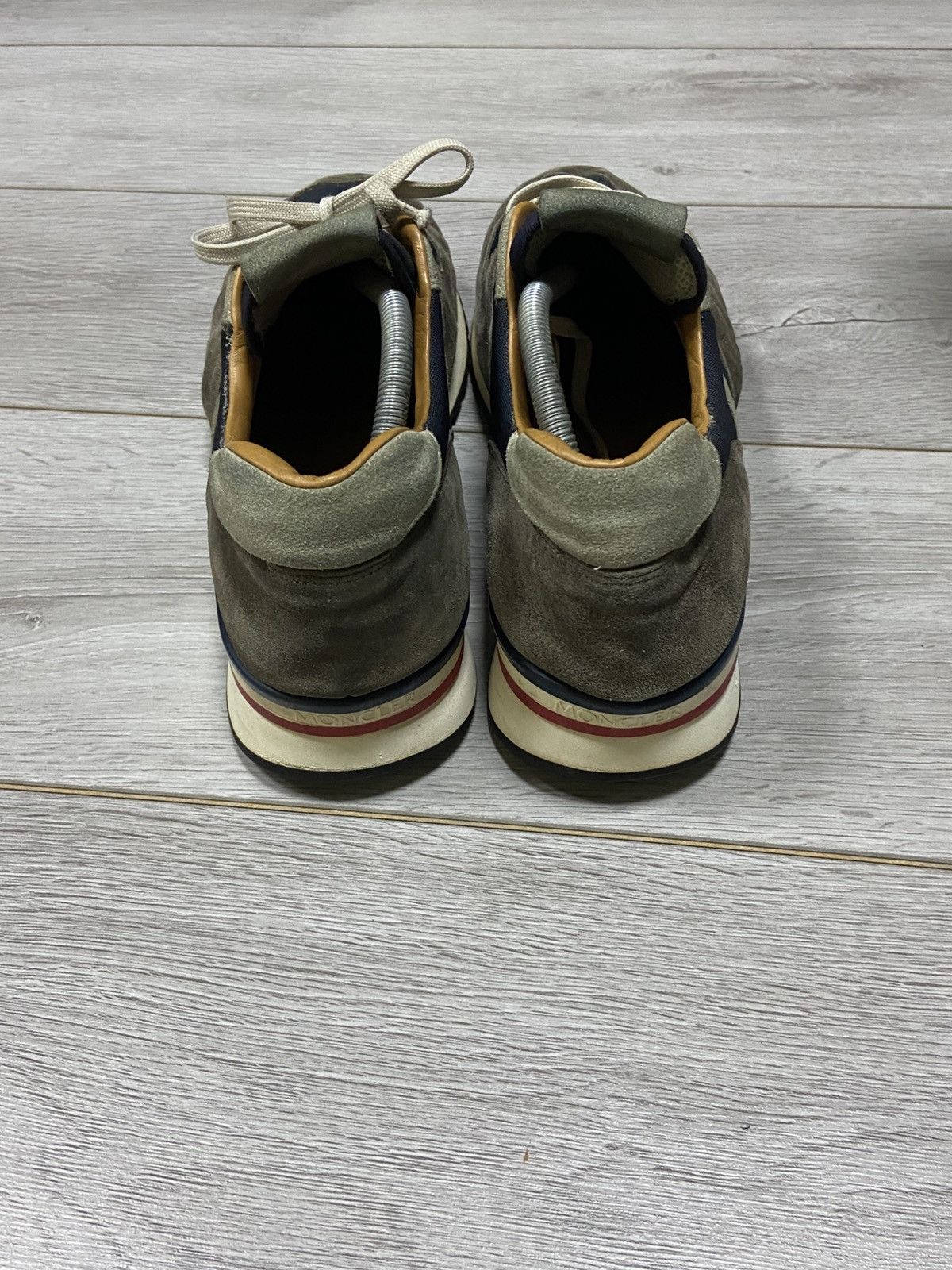 Moncler Moncler suede sneakers shoes Size US 13 / EU 46 - 9 Thumbnail
