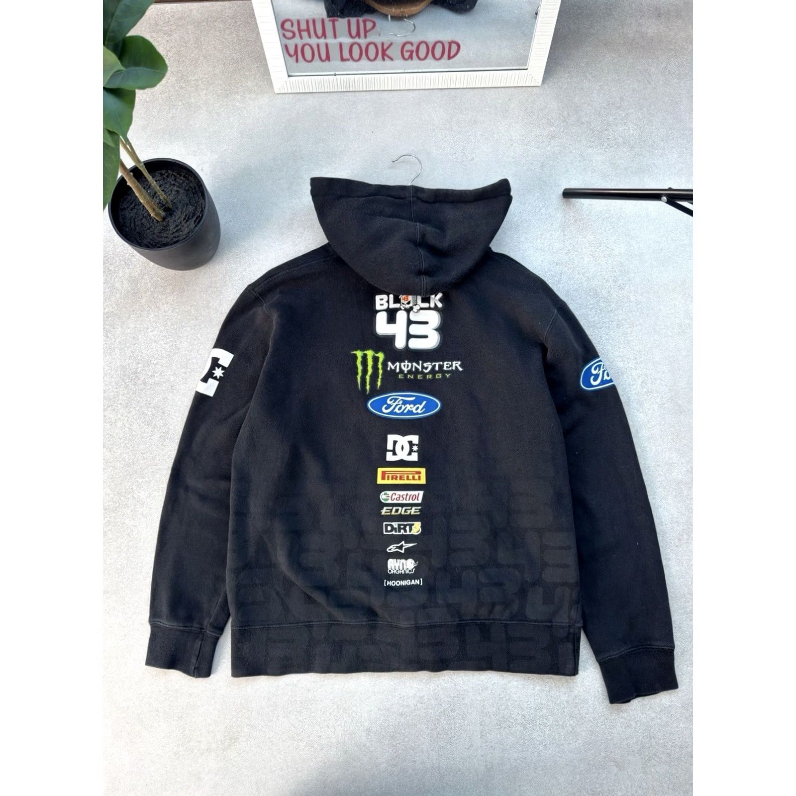 Vintage VINTAGE DC X Monster Energy Racing Y2K Rare Ken Block 43 Zip Hoodie Men M Black Logo 90s Streetwear Sports Mens Size US M / EU 48-50 / 2 - 5 Thumbnail