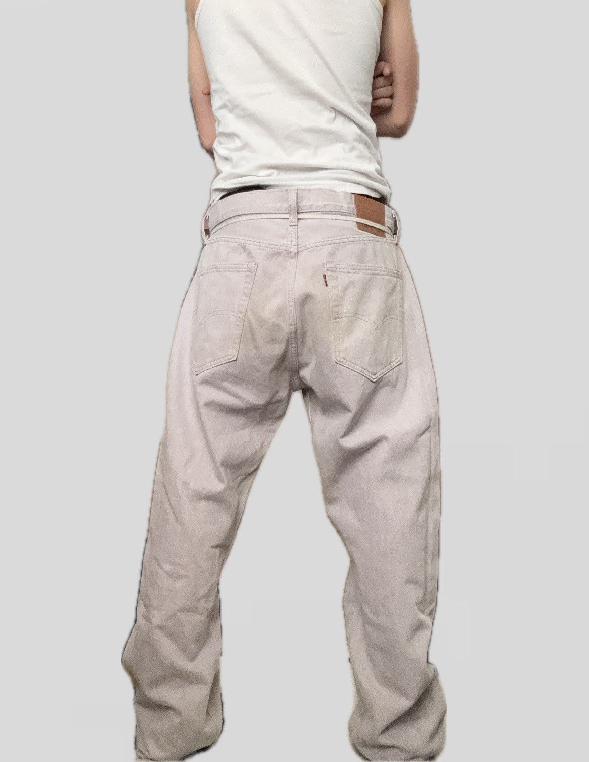 Levi's × Levi's Vintage Clothing × Vintage Levi’s 501 Jeans – Faded Lilac (W36 L34) Size US 34 / EU 50 - 3 Thumbnail