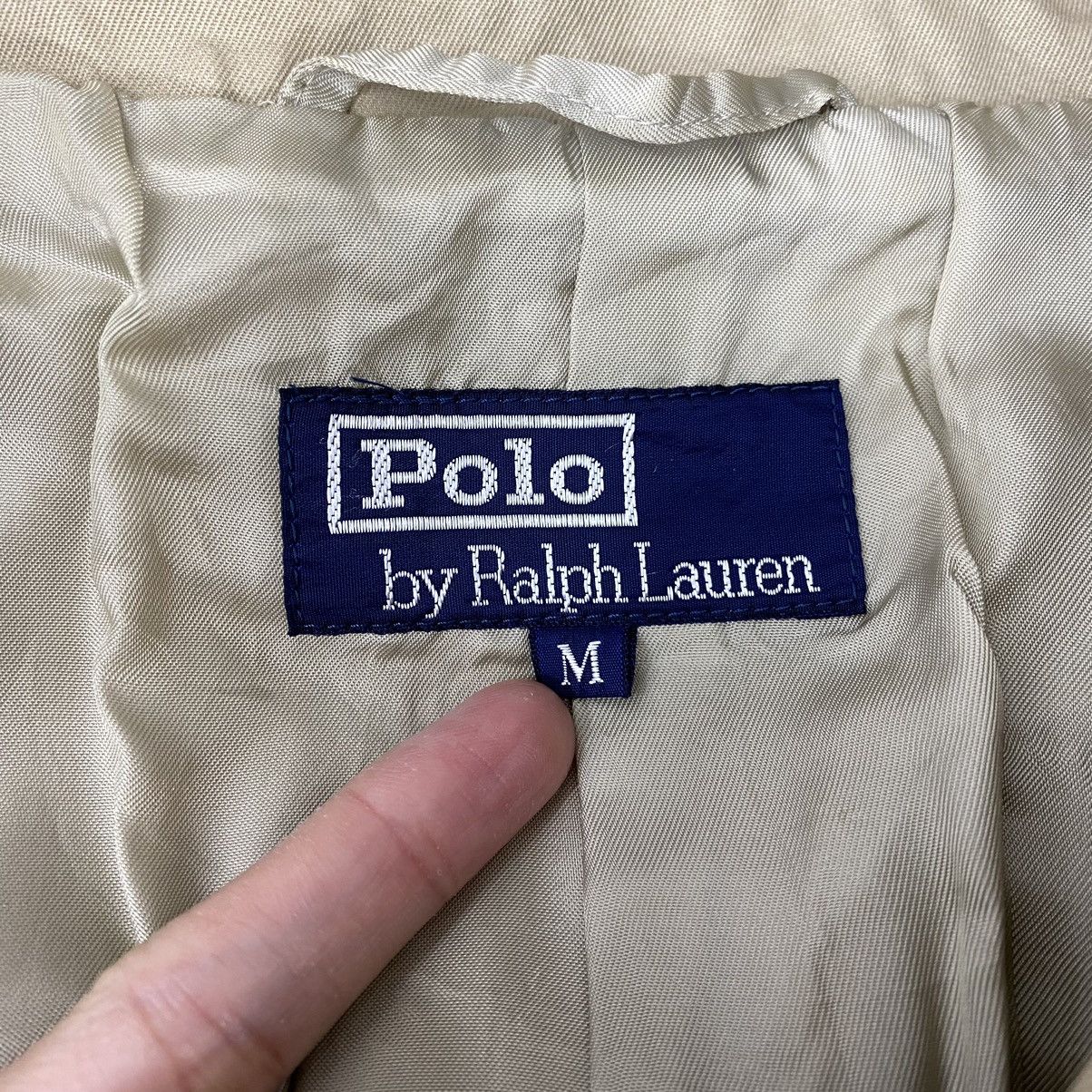 Polo Ralph Lauren Vintage POLO RALPH LAUREN Cream Blazer Coat Jacket Size US M / EU 48-50 / 2 - 4 Thumbnail