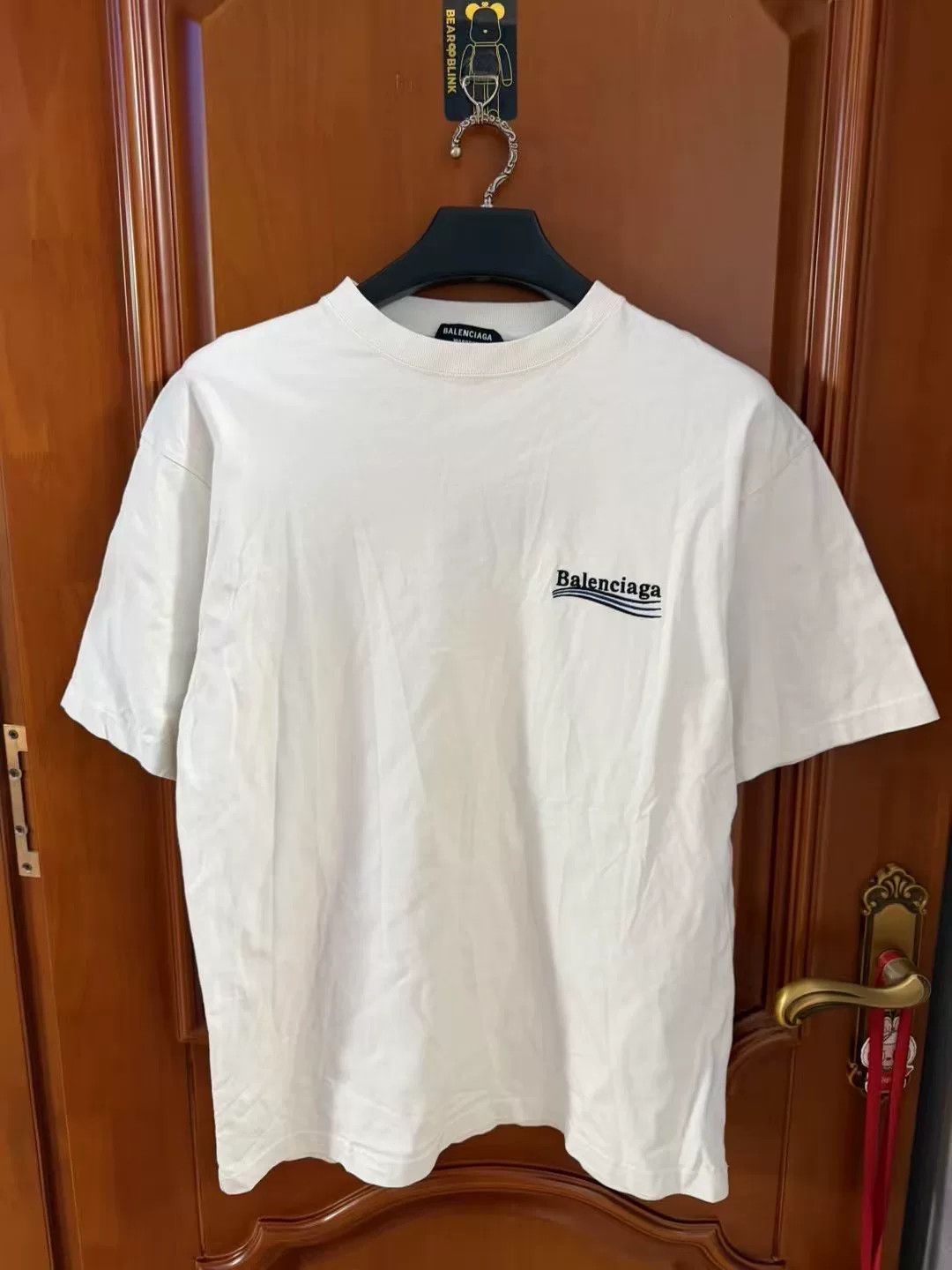 Balenciaga Balenciaga Coke Embroidered Short Sleeve T-Shirt XS Size US XS / EU 42 / 0 - 1 Thumbnail