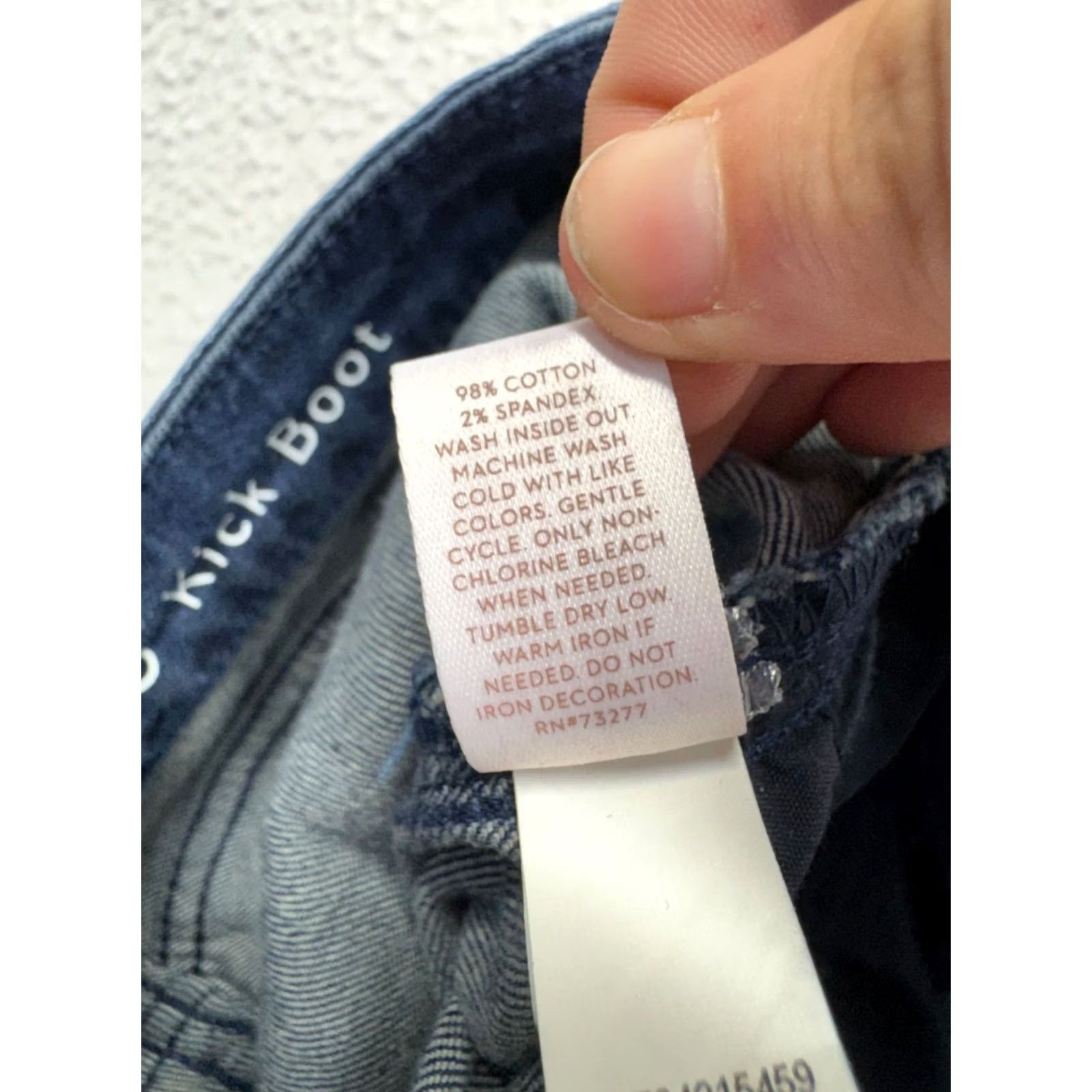 Lauren Conrad Lauren Conrad Jeans Women Kick Boot Denim Size 10 Blue Cotton Spandex Denim 5-Pocket Slim Stretch Pants 35.9in Inseam Size 24" / US 00 / IT 34 - 5 Thumbnail