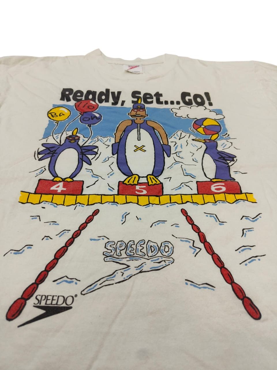 Japanese Brand Vintage Speedo Tee Size US L / EU 52-54 / 3 - 4 Thumbnail