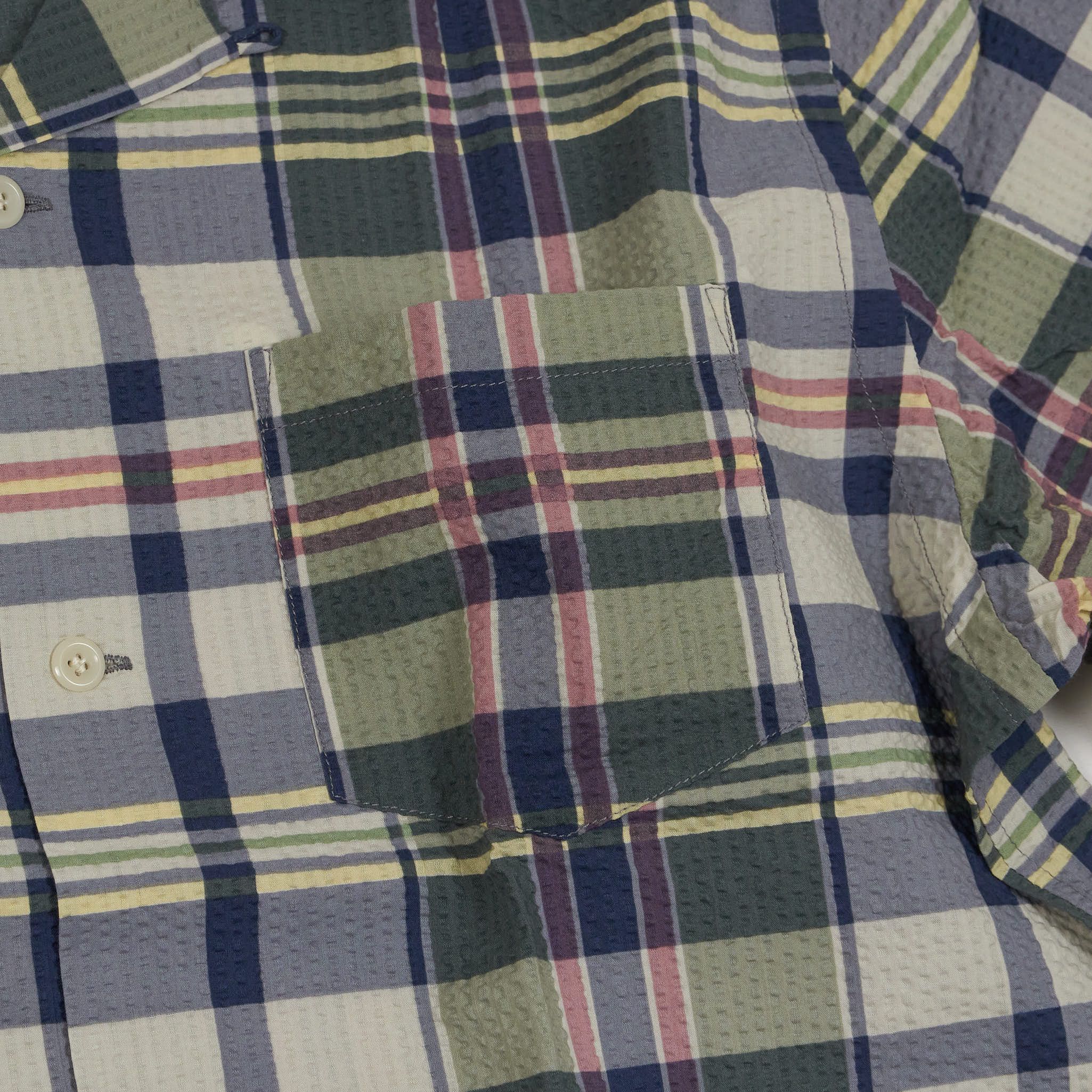 RRL Ralph Lauren Double RL Aloha Seersucker Camp Shirt – Short Sleeve Size US M / EU 48-50 / 2 - 3 Thumbnail