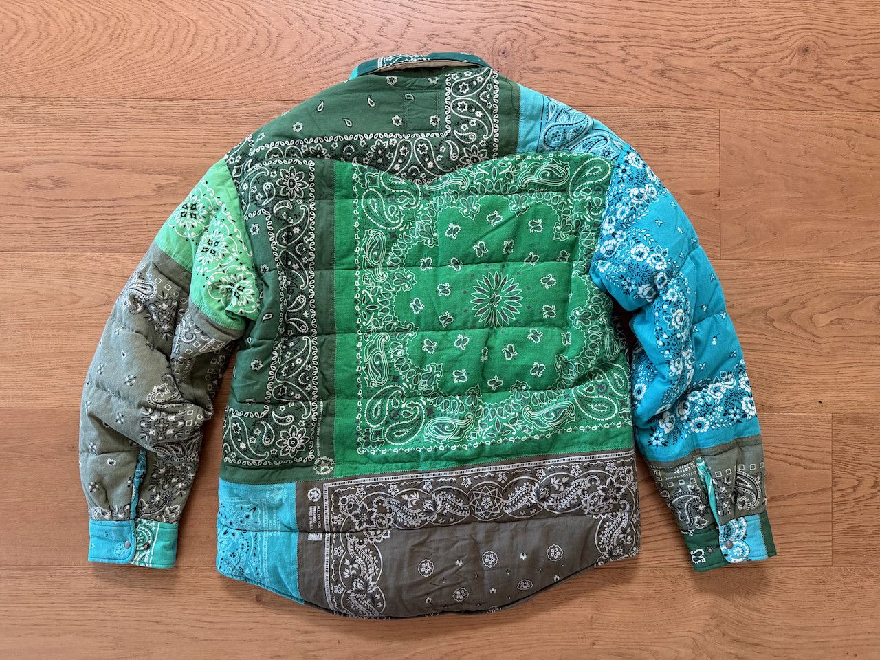 Visvim F/W '24 Kerchief Bandana ICT Green Size US XL / EU 56 / 4 - 2 Thumbnail