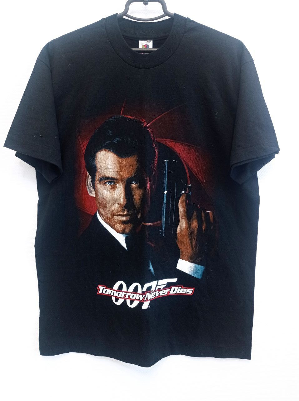 James Bond 007 Vintage 90s T Shirt sale Tomorrow Never Dies Ericsson Mobile Movie XL