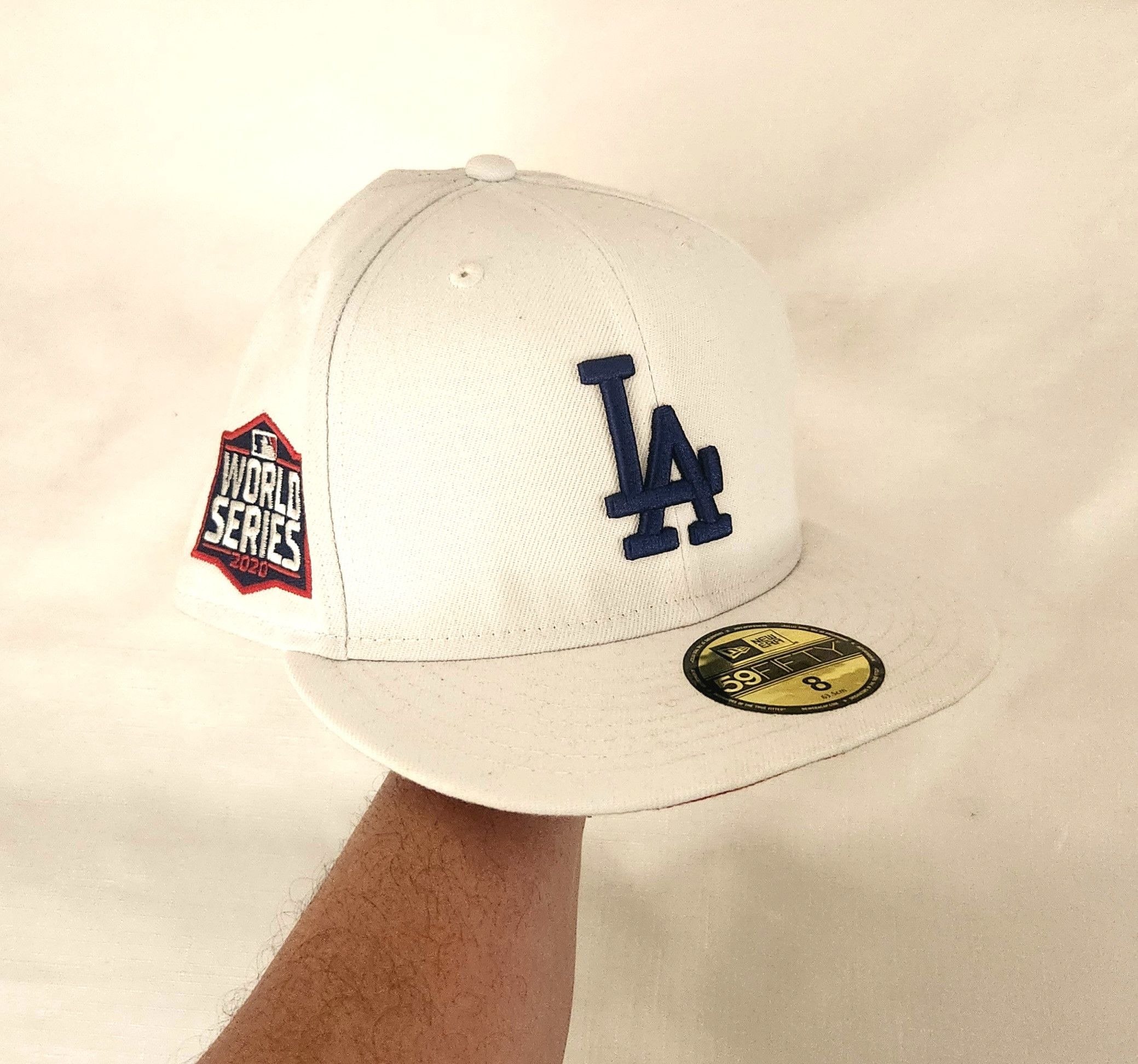 Cooperstown Collection × New Era New Era Los Angeles Dodgers 2020 World Series Patch sz 8 Size ONE SIZE - 11 Thumbnail