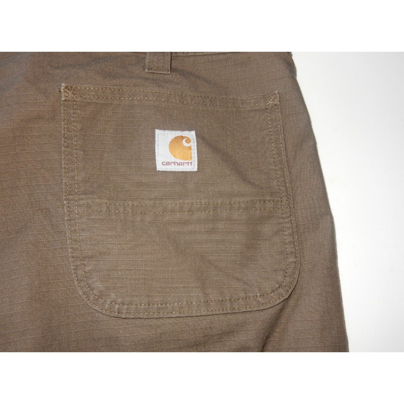 Carhartt VINTAGE Carhartt Cargo Shorts Men Size 42 Green Cotton Workwear Size US 42 / EU 58 - 2 Thumbnail