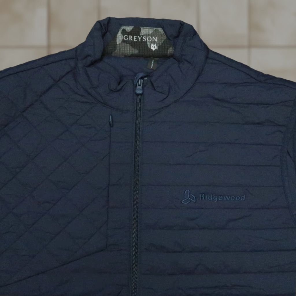 Vintage Greyson Vest Mens XL Blue Yukon Ultralight Hybrid Full Zip Lightweight Golf Size US XL / EU 56 / 4 - 1 Thumbnail