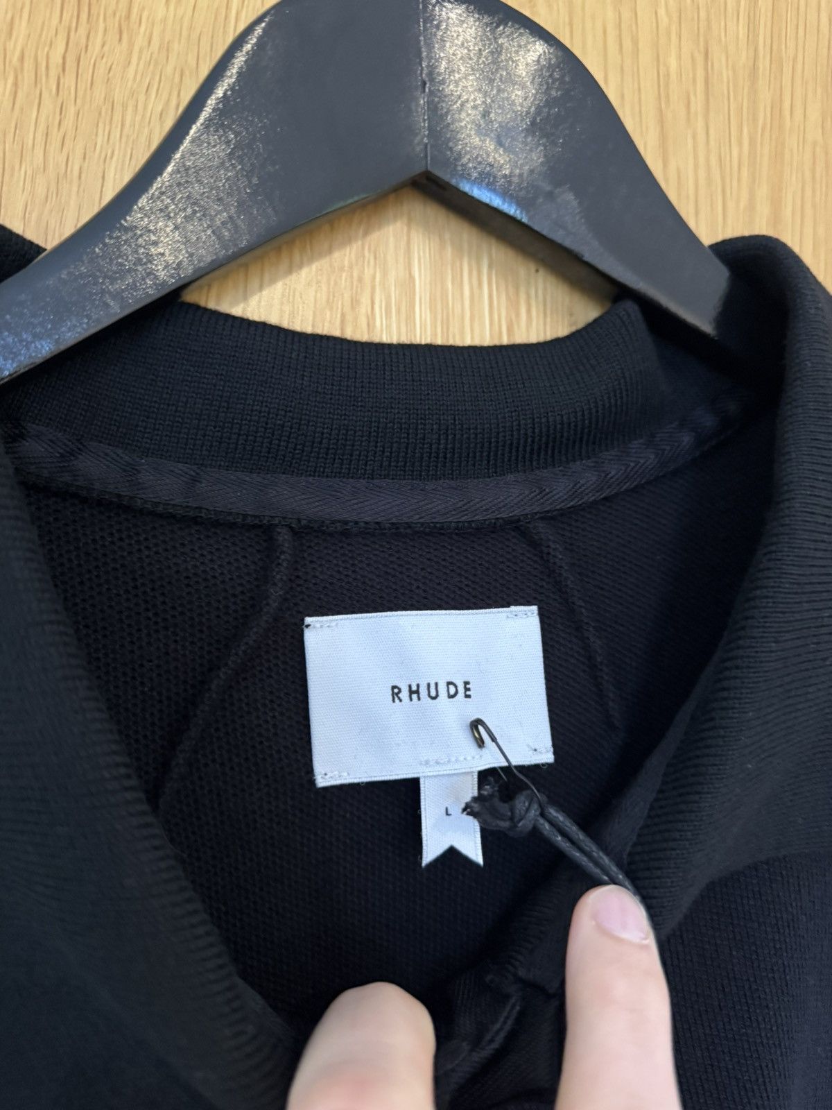 Rhude Rhude Pique Boxy Polo Shirt FW25 Size US L / EU 52-54 / 3 - 6 Thumbnail