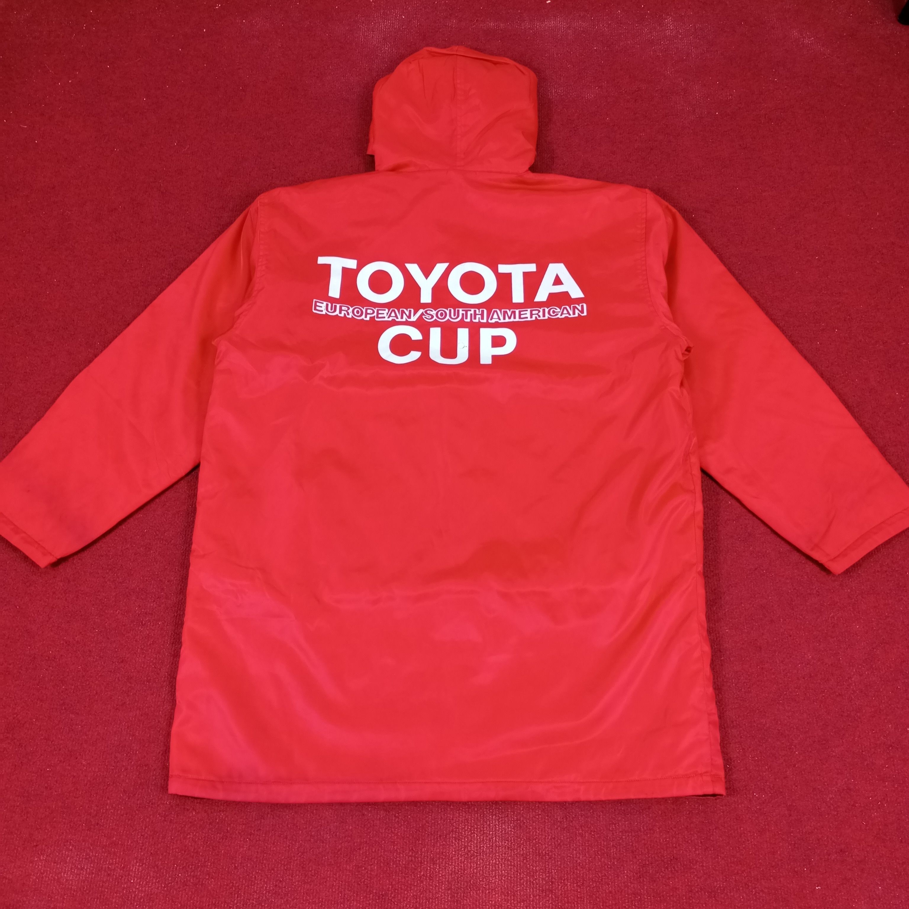 Japanese Brand × Vintage Toyota Cup Japanese Motorsports Brand Long Jacket Size US XL / EU 56 / 4 - 1 Thumbnail