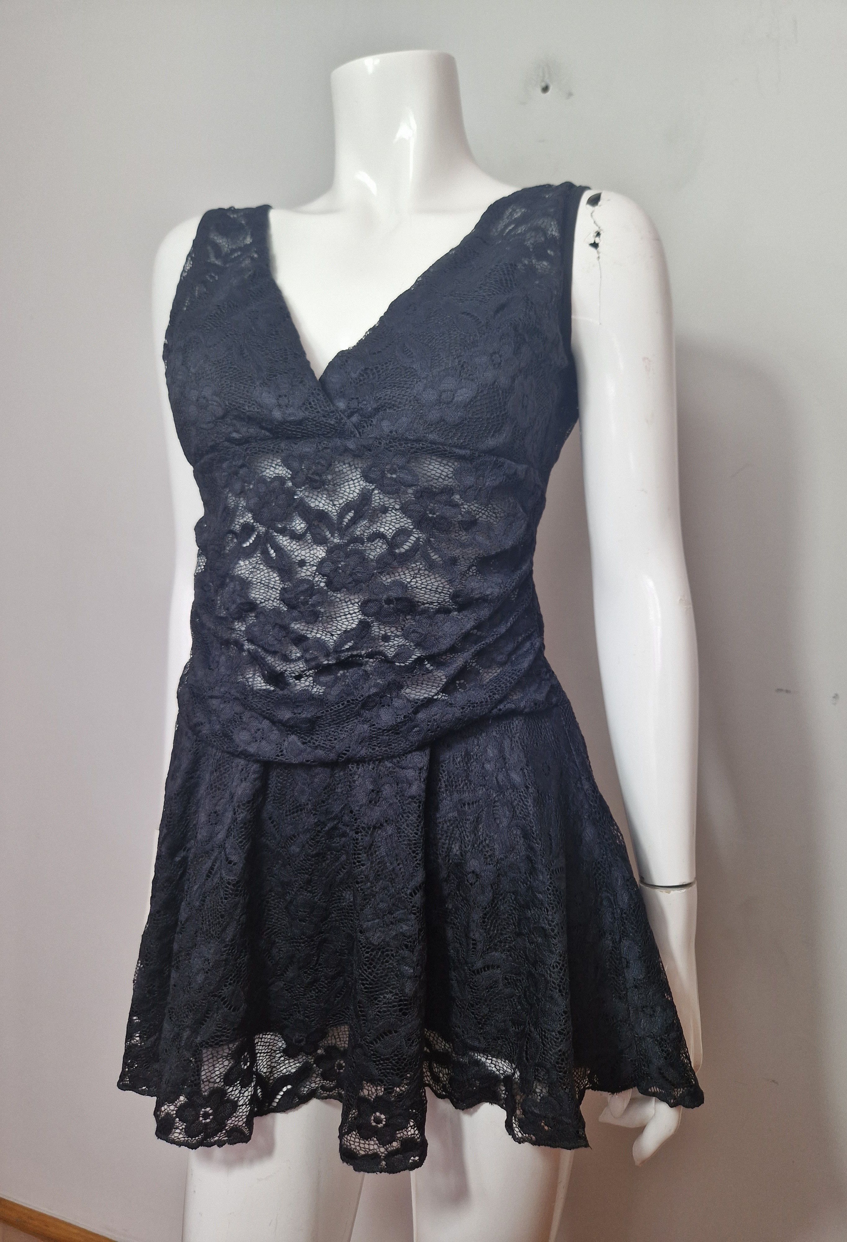 If Six Was Nine × Japanese Brand vintage lace top Size M / US 6-8 / IT 42-44 - 3 Thumbnail