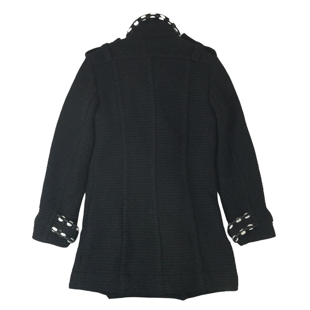 Chanel CHANEL P Tweed Knit Coat Wool Black P39397V28326 2010 wome Size XS / US 0-2 / IT 36-38 - 5 Thumbnail