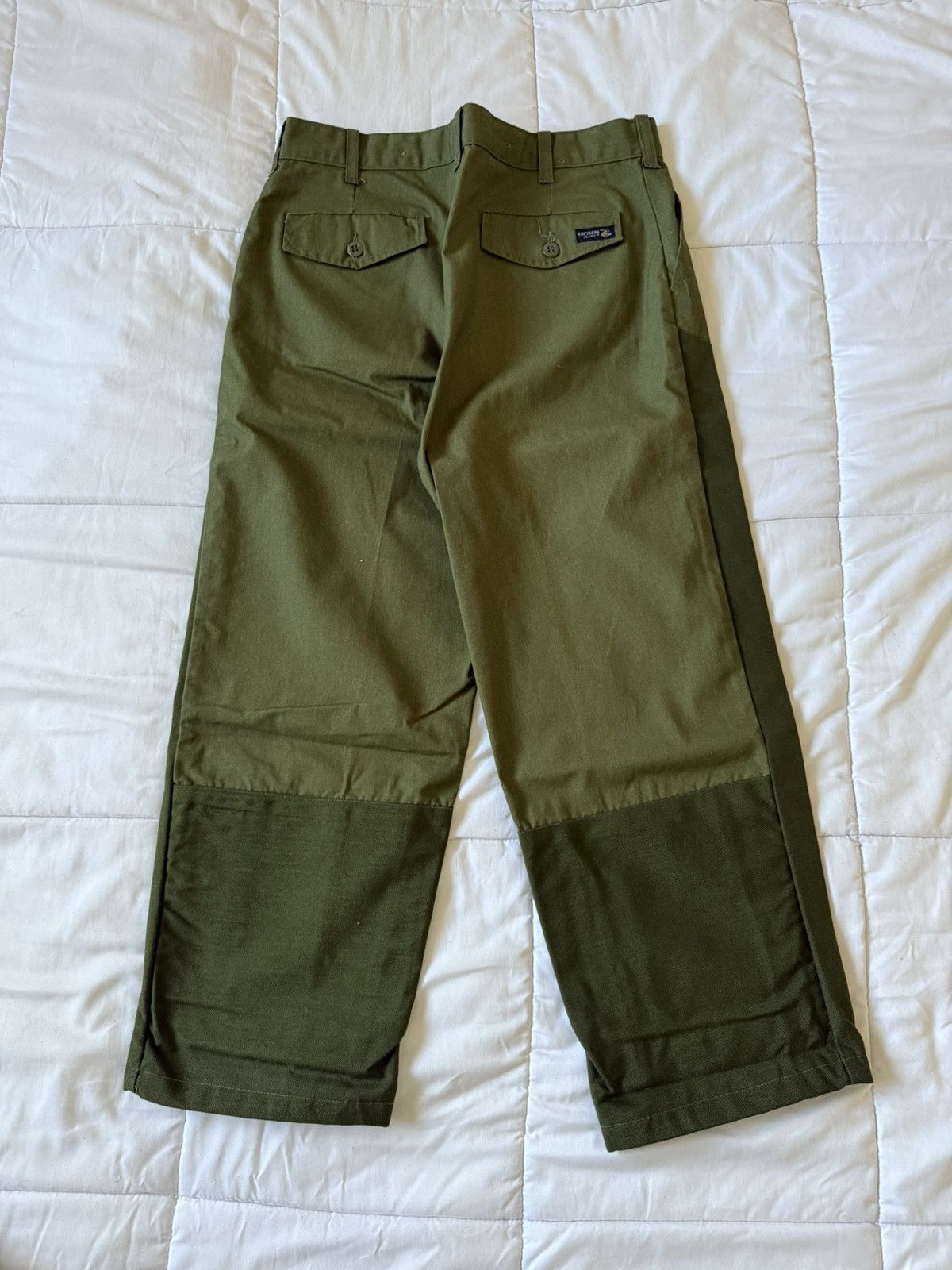 Vintage Rattlers Brand Briar Pants Green Hunting Hiking Brush Size US 34 / EU 50 - 2 Thumbnail