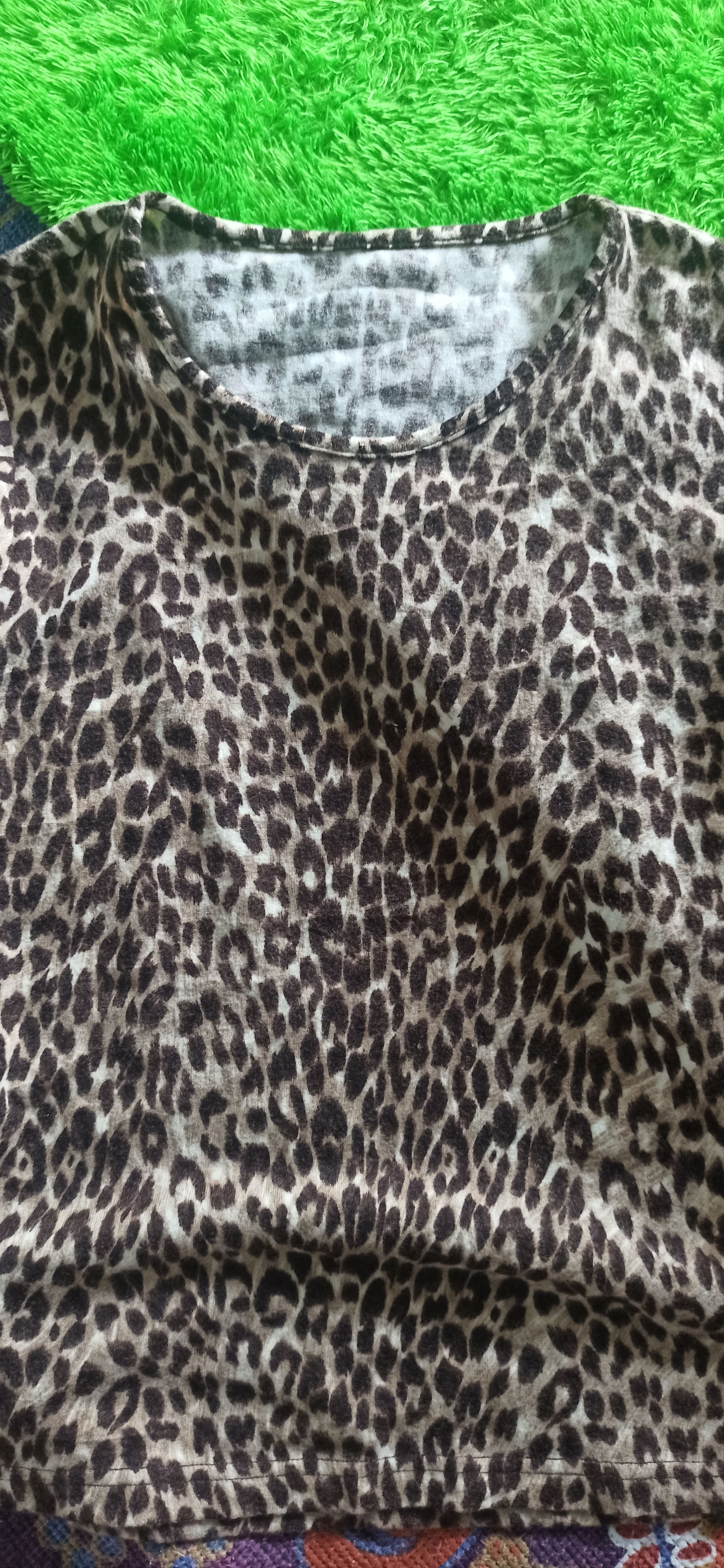 Hiroko Koshino Homme × Japanese Brand × Vintage Rare 🔥 Leopard Knitted Sweater Hiroko Koshino Homme Size M / US 6-8 / IT 42-44 - 5 Thumbnail