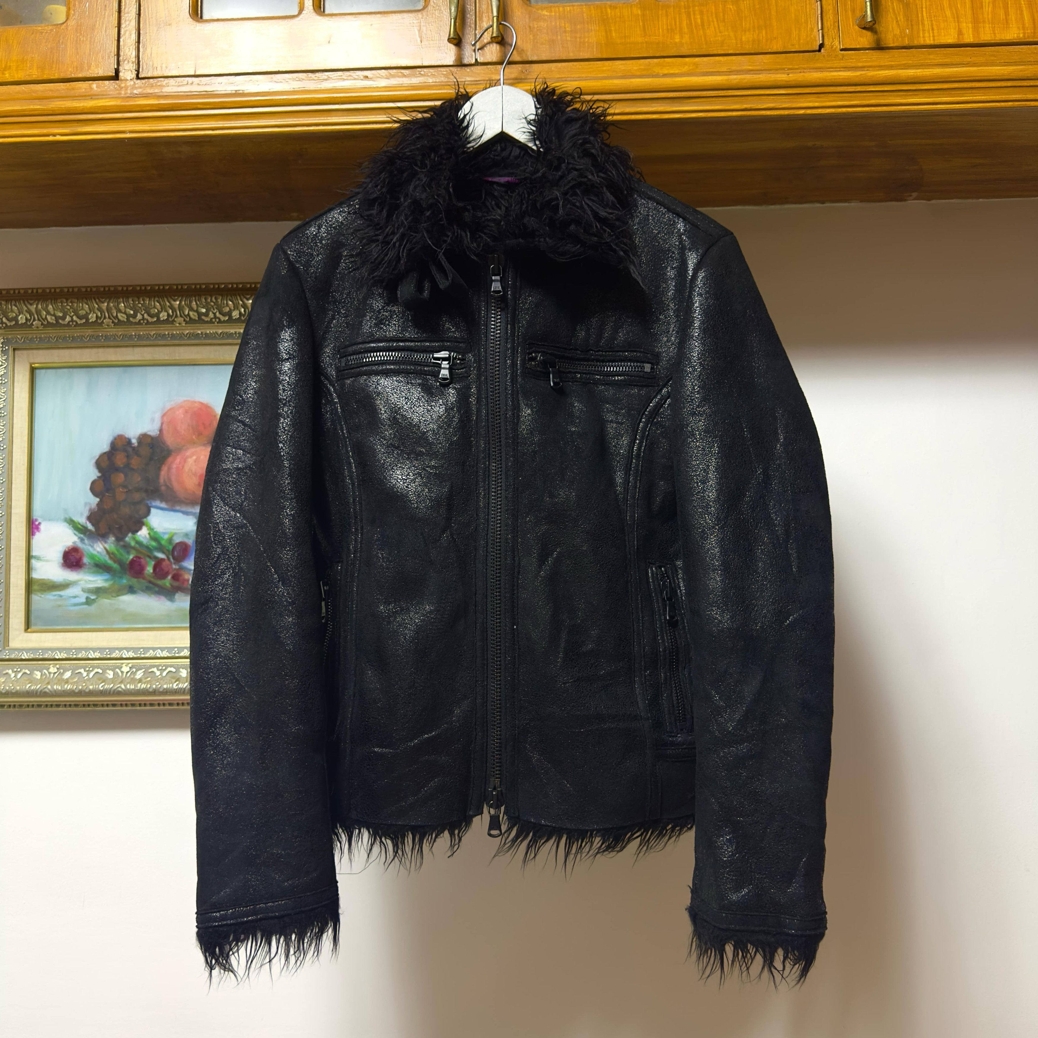 Japanese Archive Custom Culture Fur Faux Leather Jacket