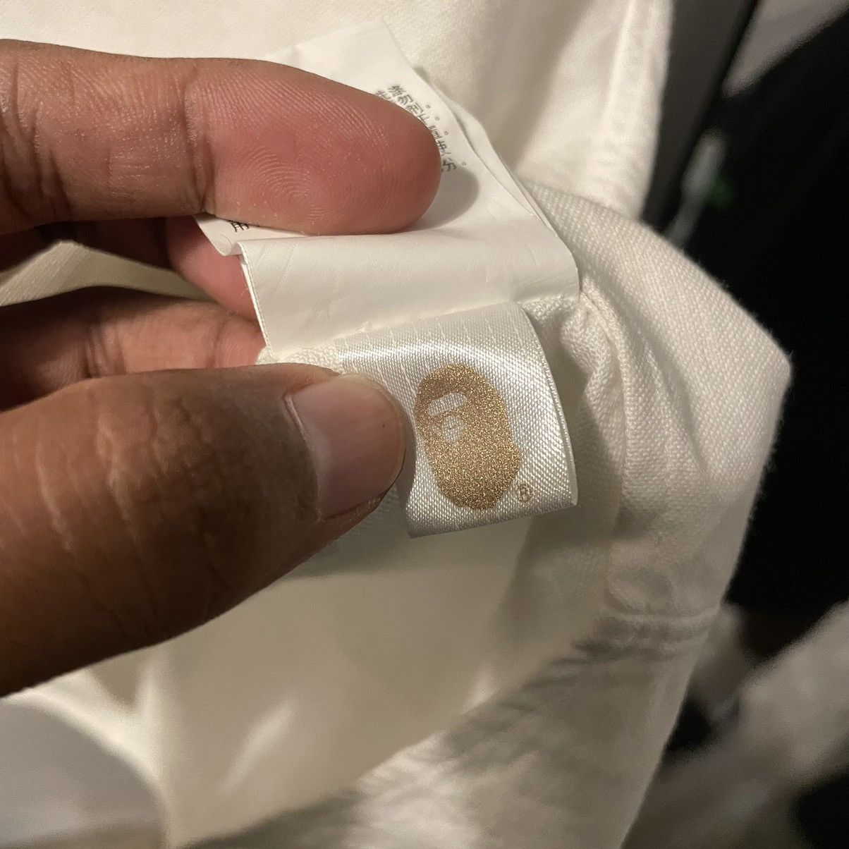 Bape Beautiful Bape Wording Ape Shall Never Kill Ape Button Ups Size US XL / EU 56 / 4 - 7 Thumbnail